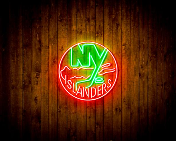 New York Islanders Logo Handmade Neon Flex LED Sign