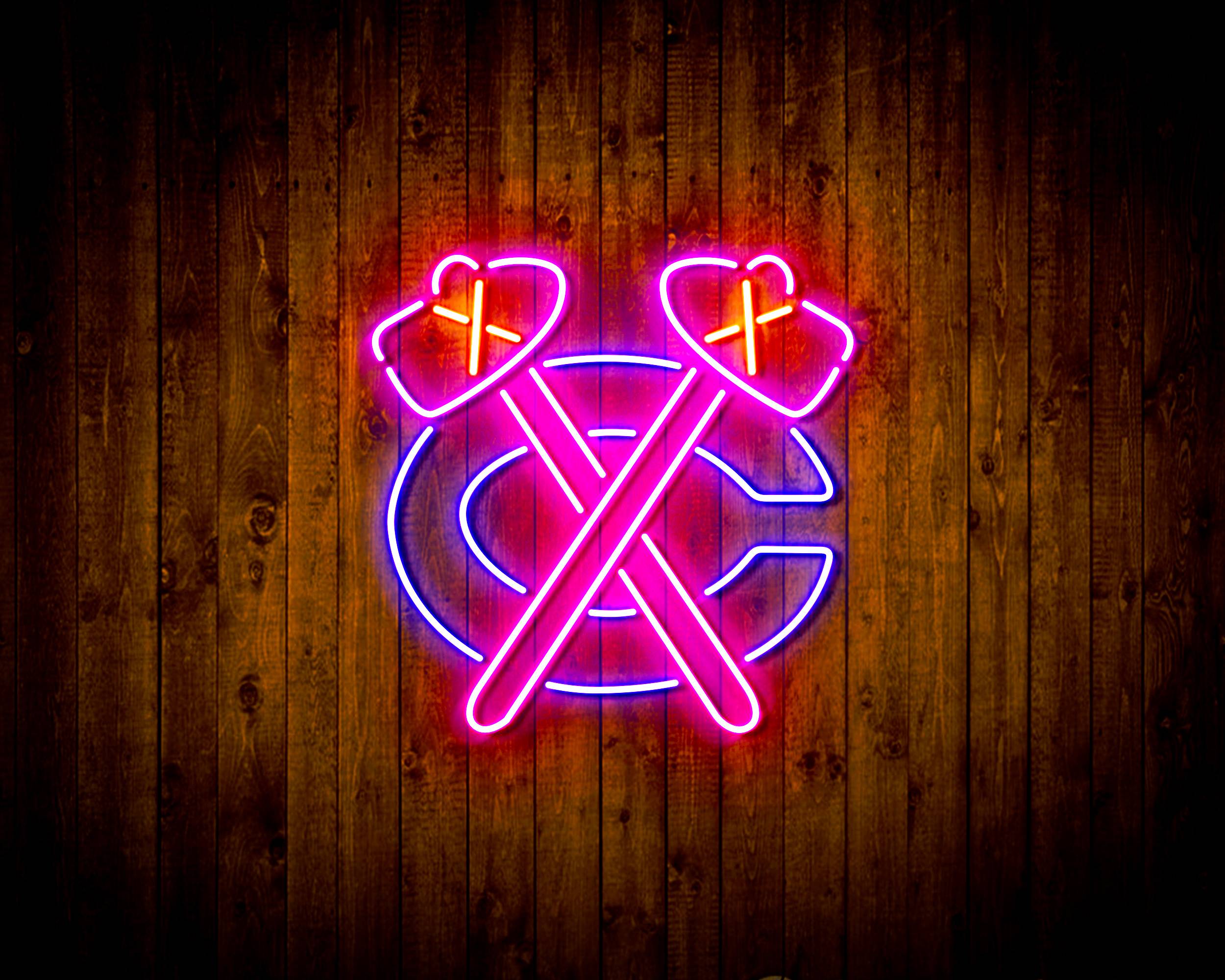 Chicago Blackhawks Bar Neon Flex LED Sign