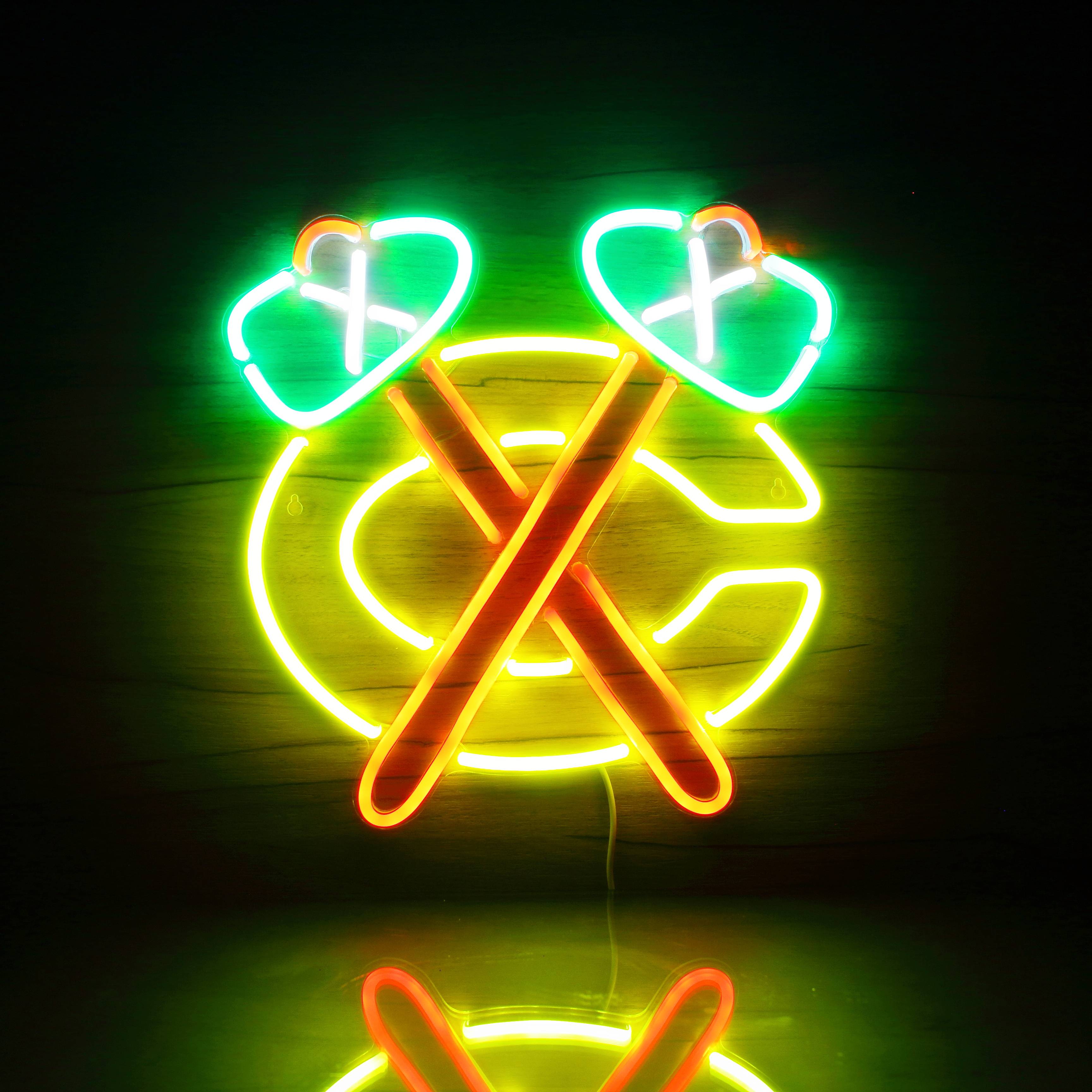 Chicago Blackhawks Bar Neon Flex LED Sign