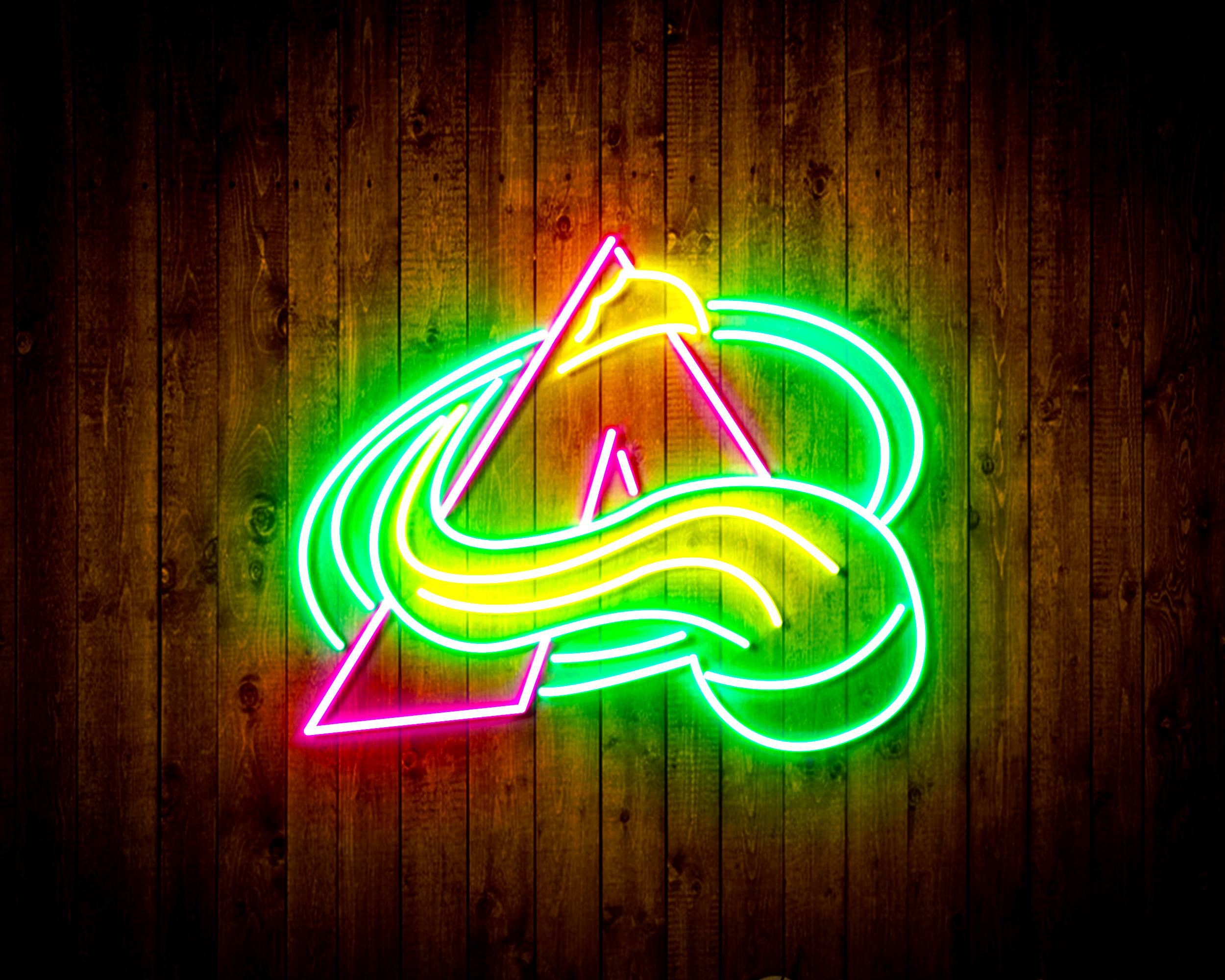 NHL Colorado Avalanche Bar Neon Flex LED Sign
