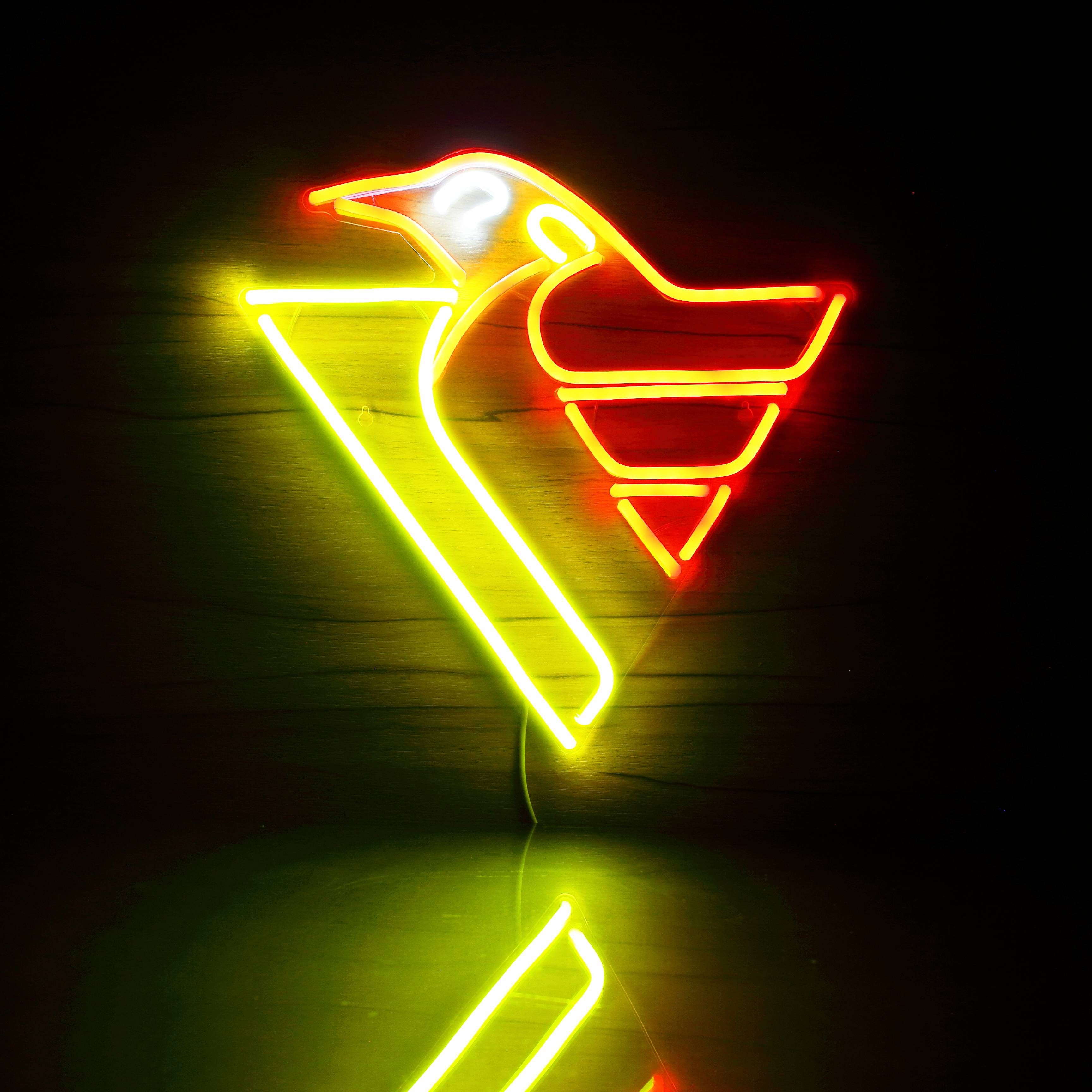 NHL Pittsburgh Penguins Bar Neon Flex LED Sign