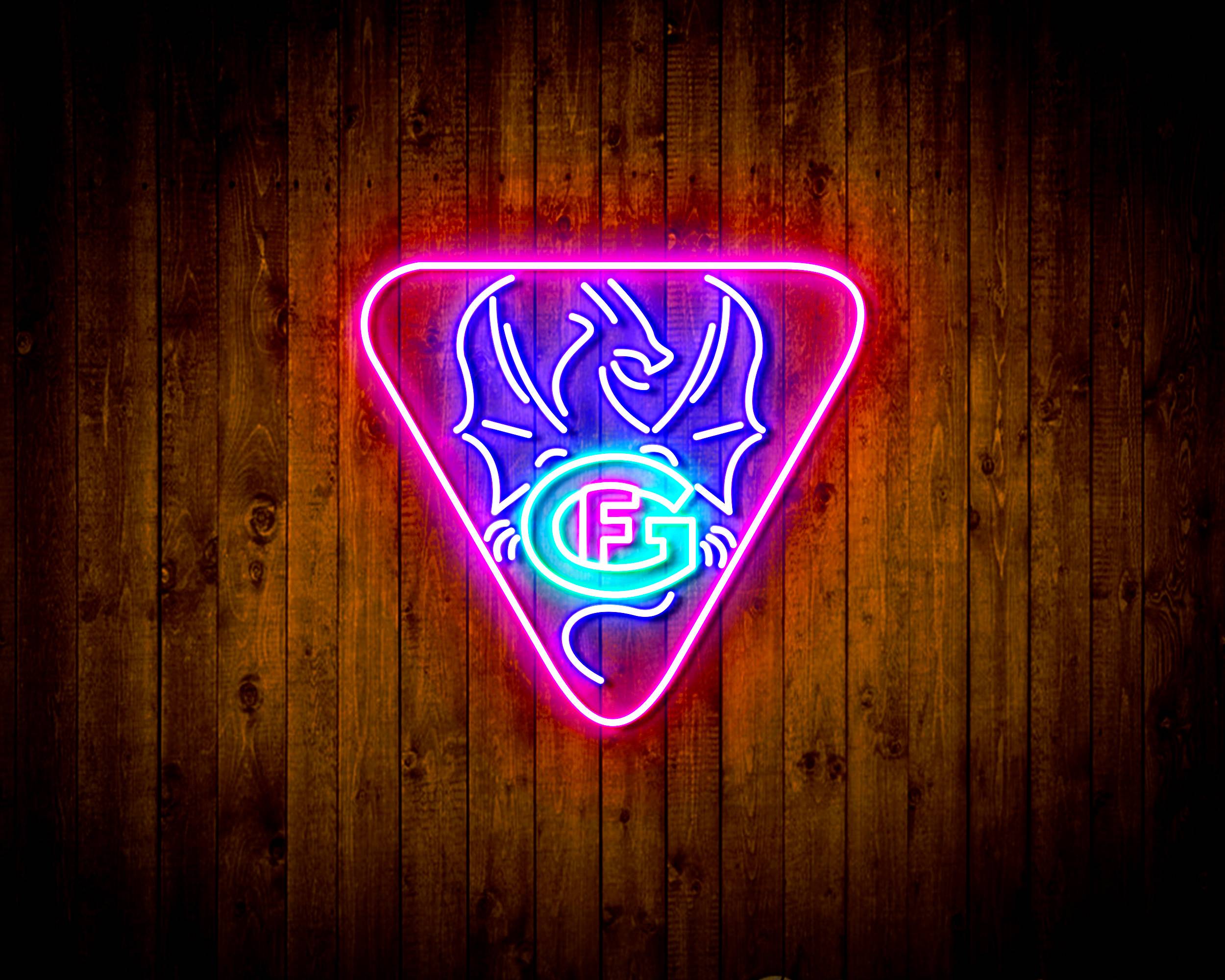 Hockey Club Fribourg-Gottéron logo Bar Neon Flex LED Sign