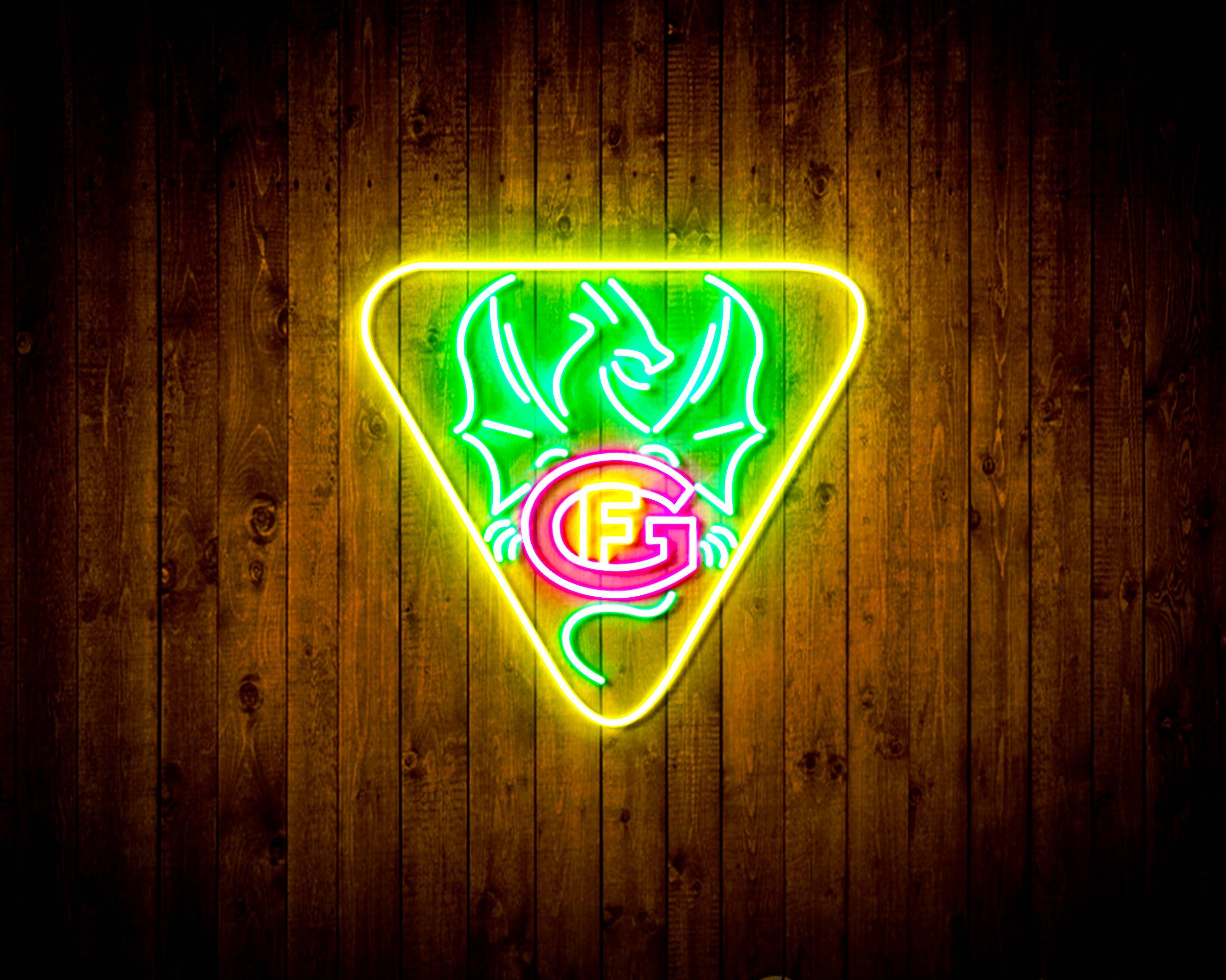 Hockey Club Fribourg-Gottéron logo Bar Neon Flex LED Sign