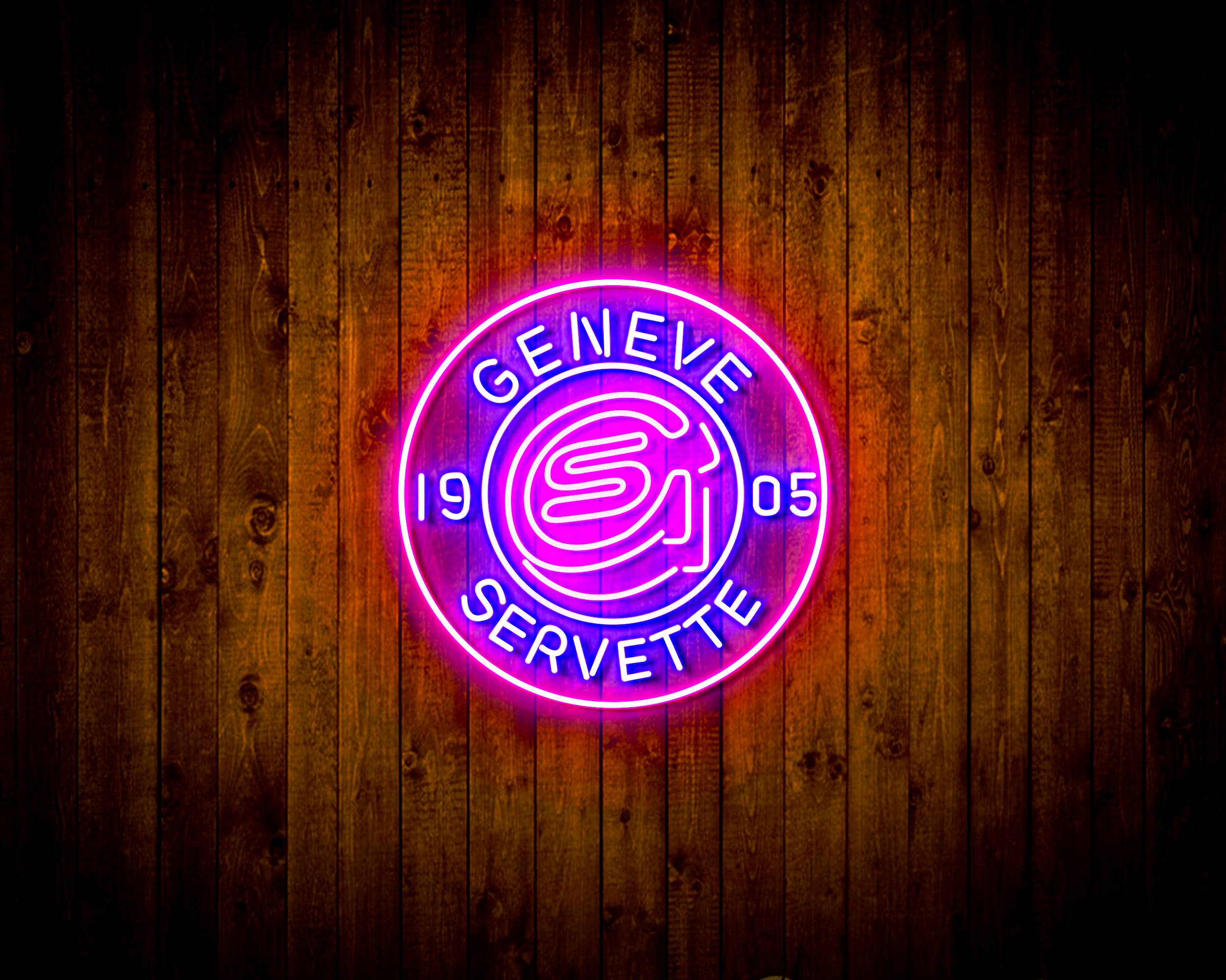 Genève-Servette HC SA Bar Neon Flex LED Sign