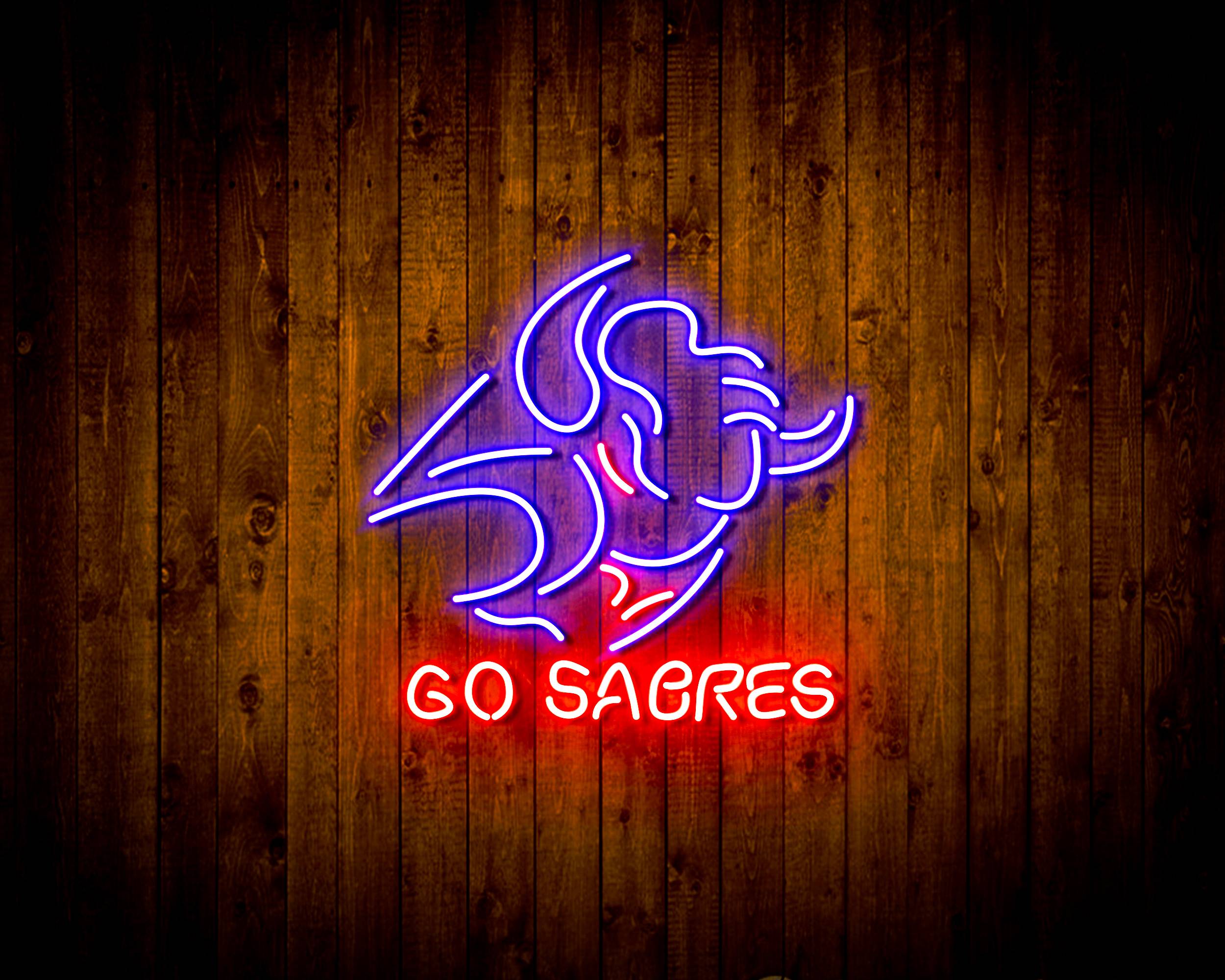 NHL Buffalo Sabres Bar Neon Flex LED Sign