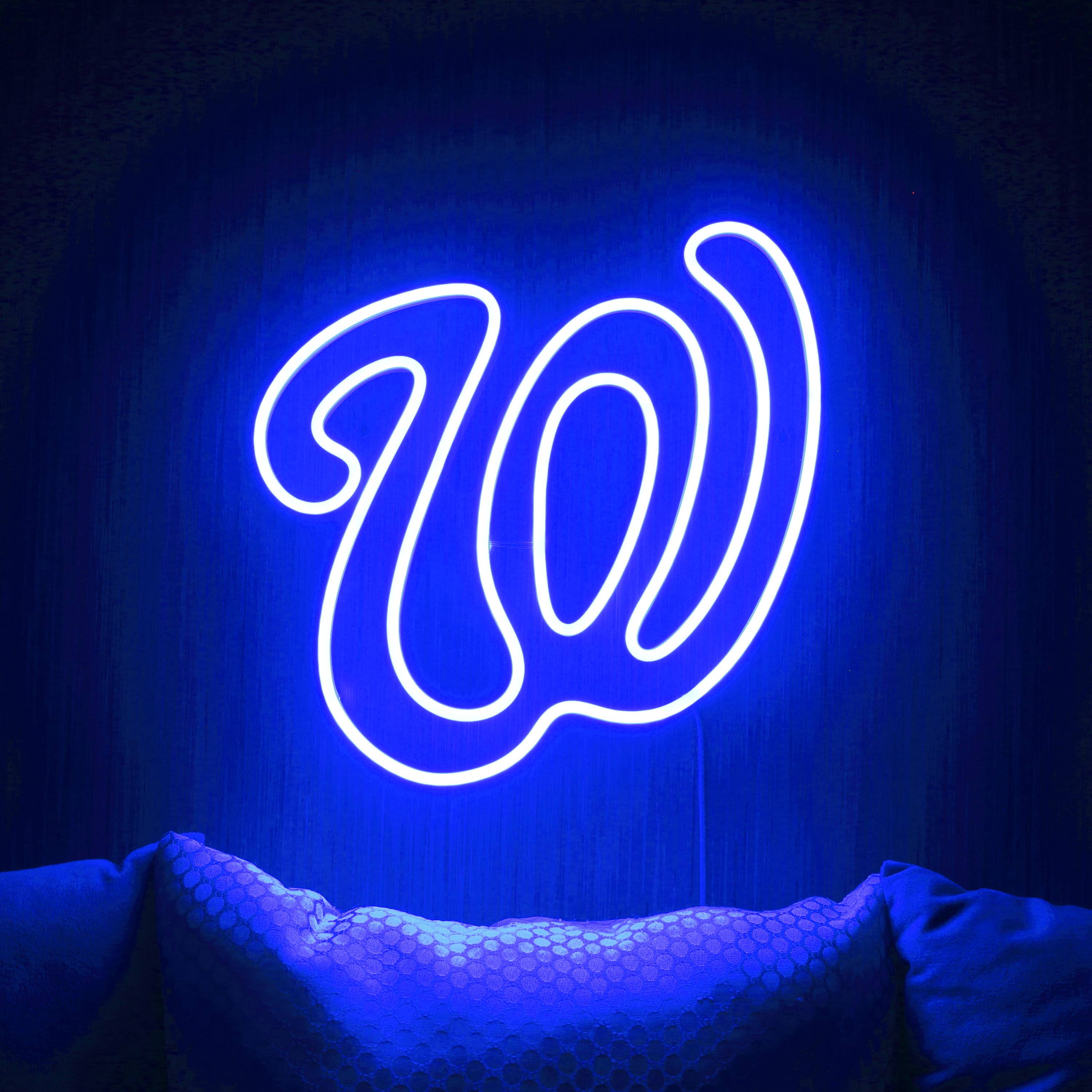 Washington Nationals Cap Flex Neon LED Sign