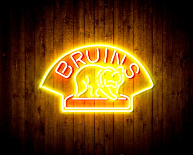 Boston Bruins Handmade Neon Flex LED Sign
