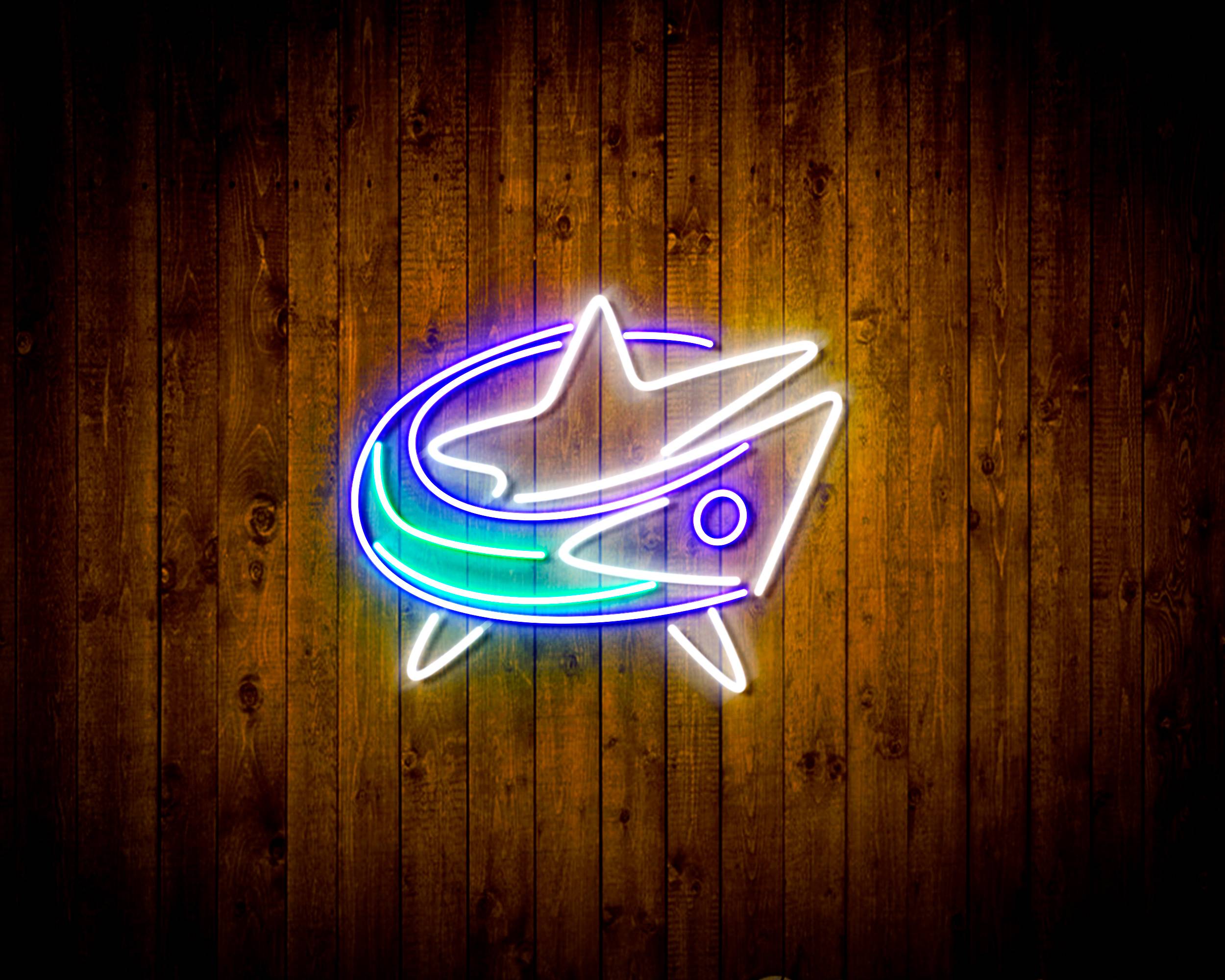 NHL Columbus Blue Jackets Bar Neon Flex LED Sign