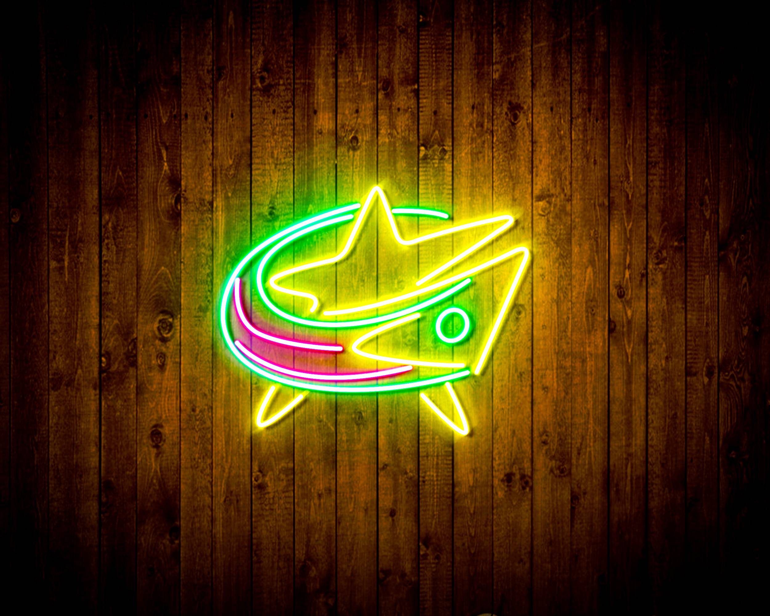 NHL Columbus Blue Jackets Bar Neon Flex LED Sign