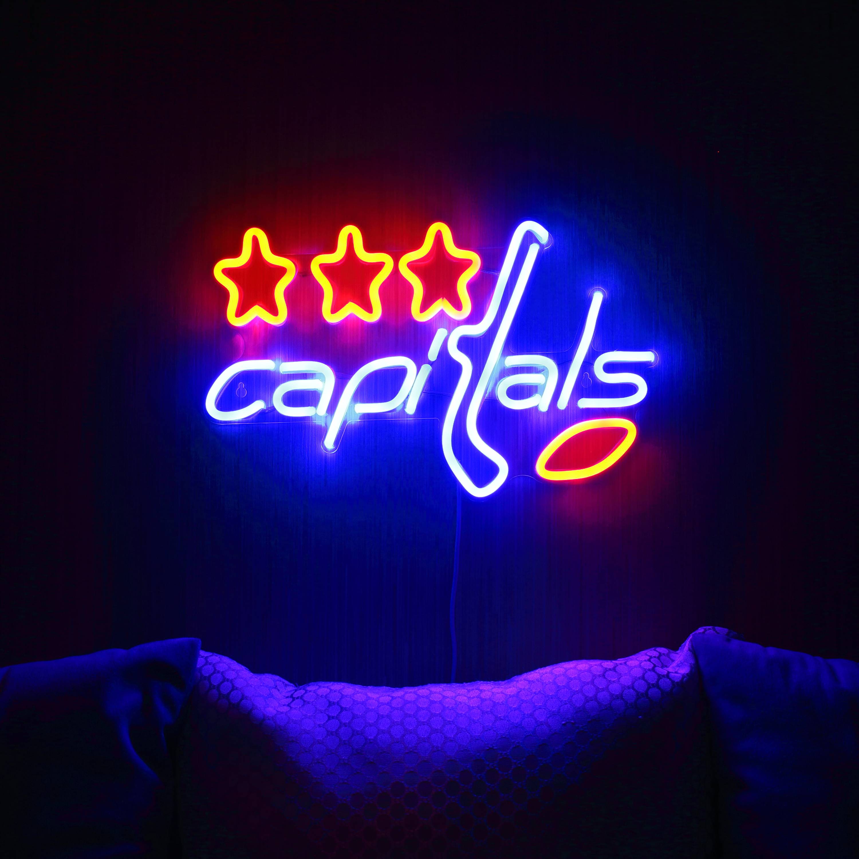 NHL Washington Capitals Large Flex Neon LED Sign
