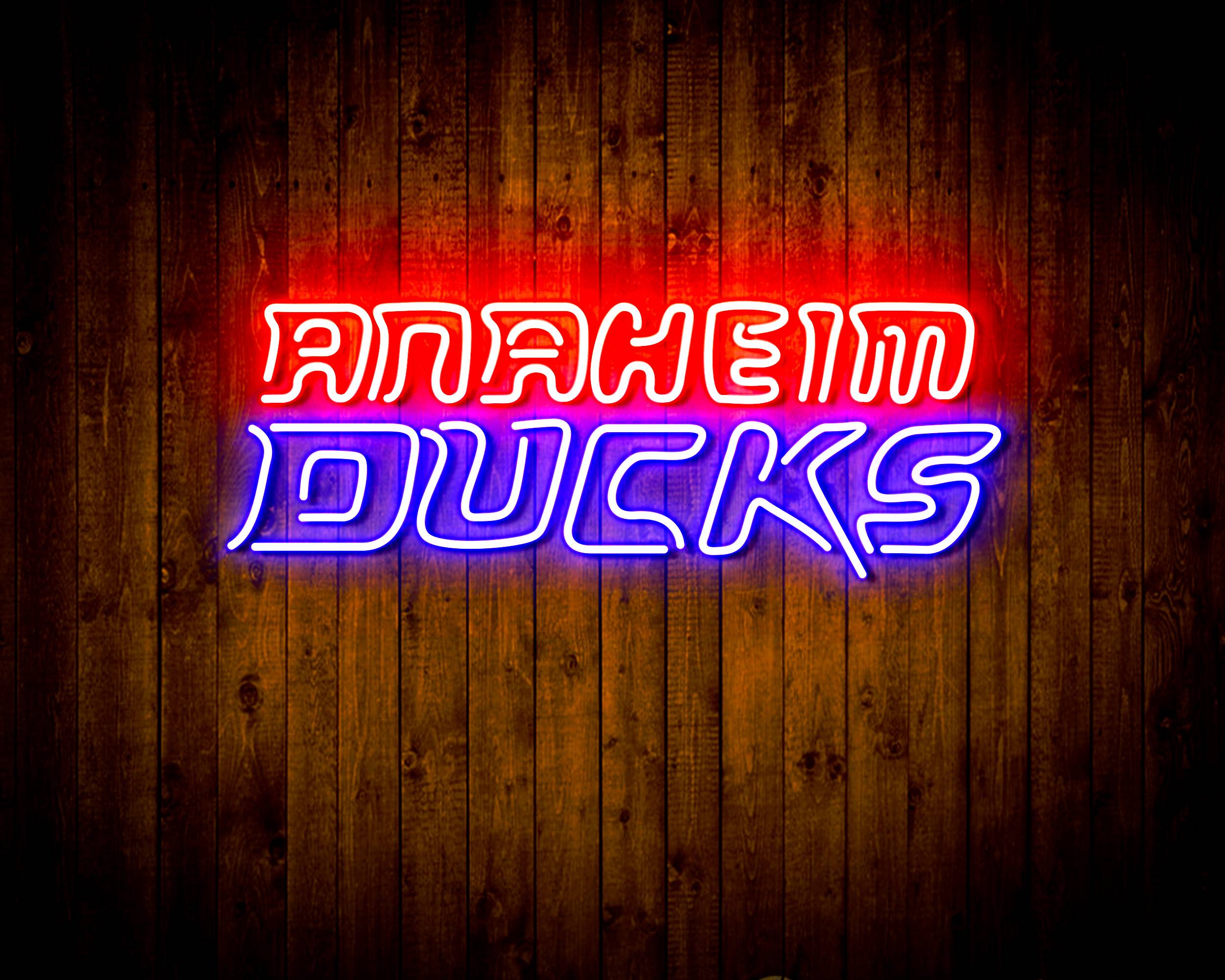 NHL Anaheim Ducks Bar Neon Flex LED Sign