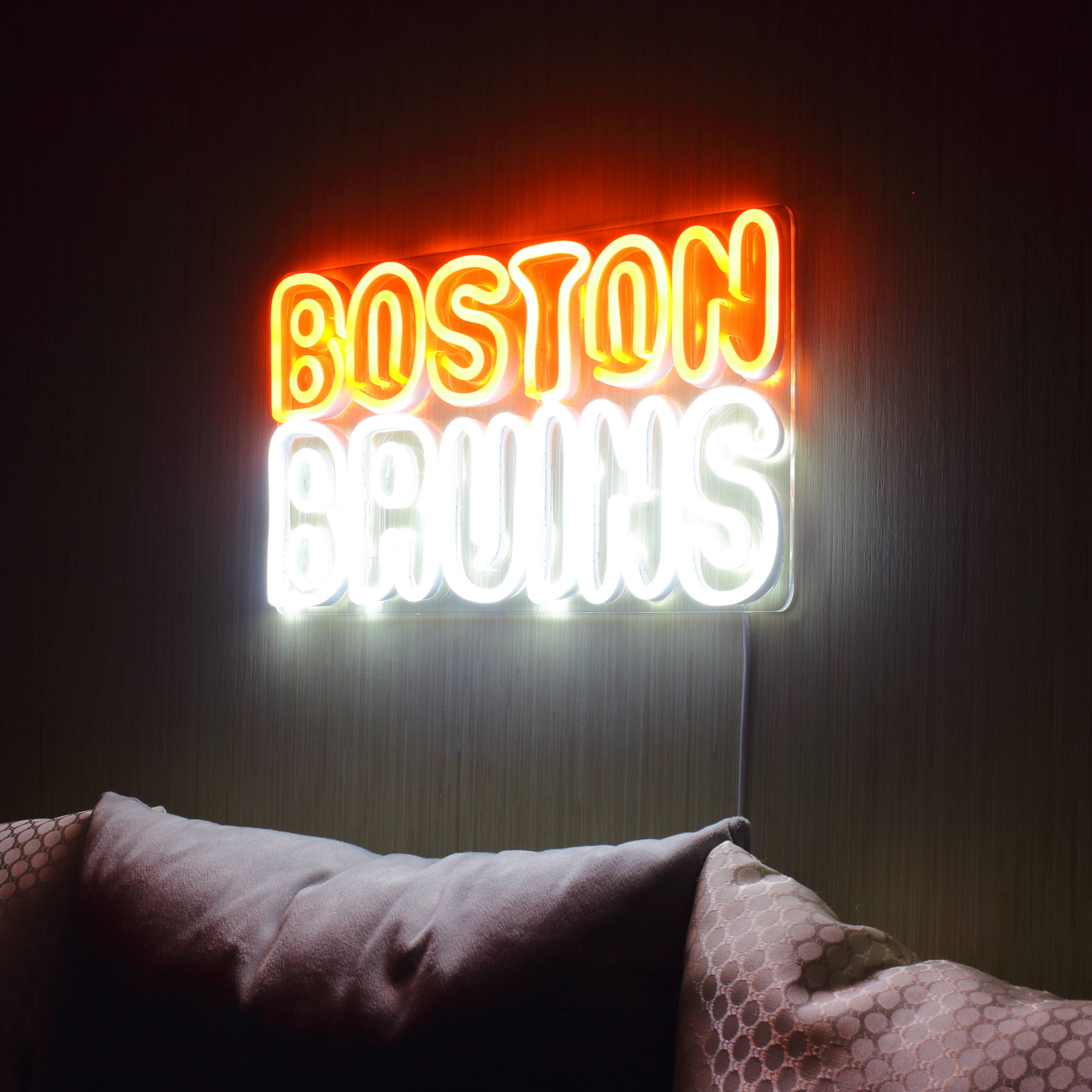 NHL Boston Bruins Large Flex Neon LED Sign