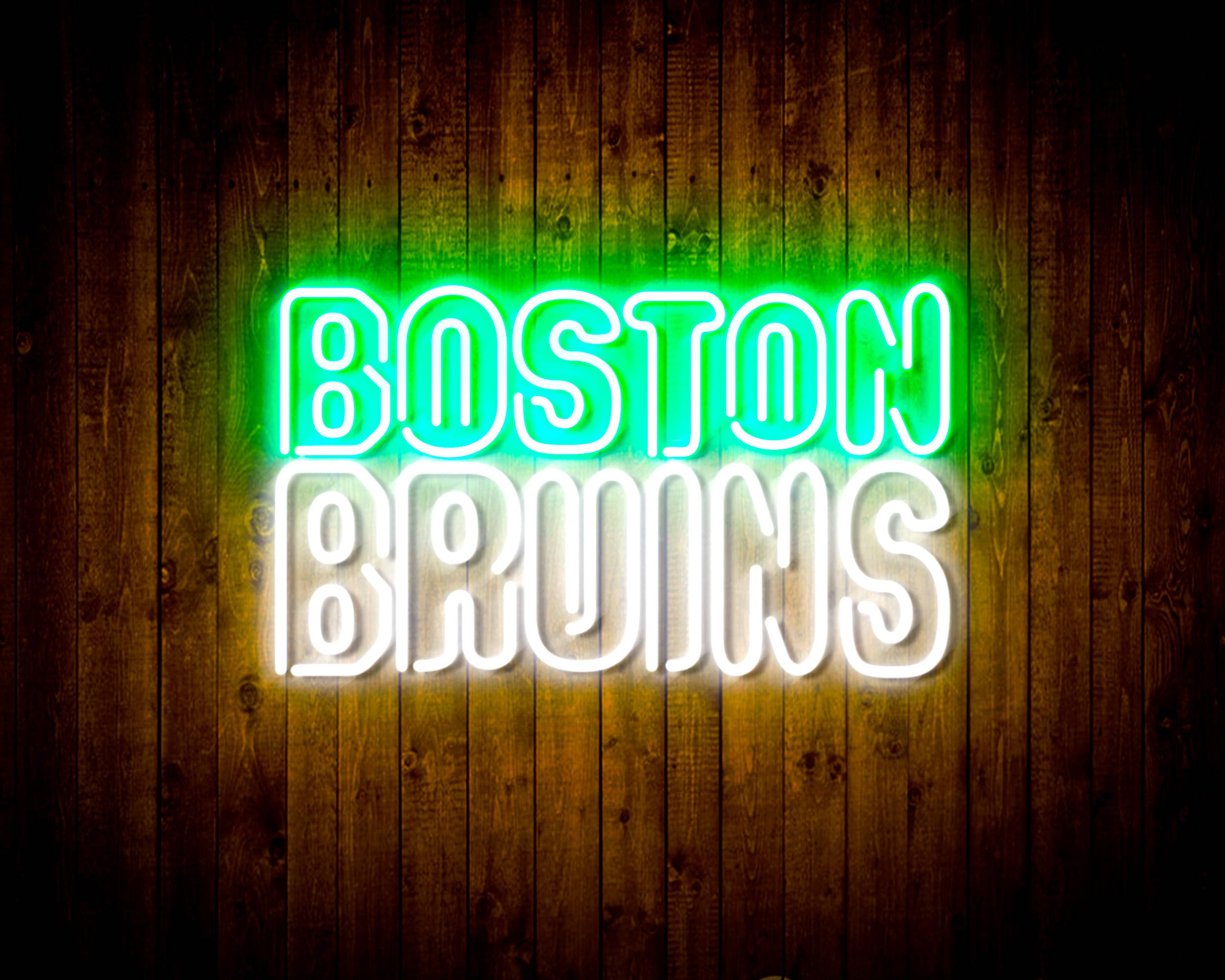 NHL Boston Bruins Bar Neon Flex LED Sign