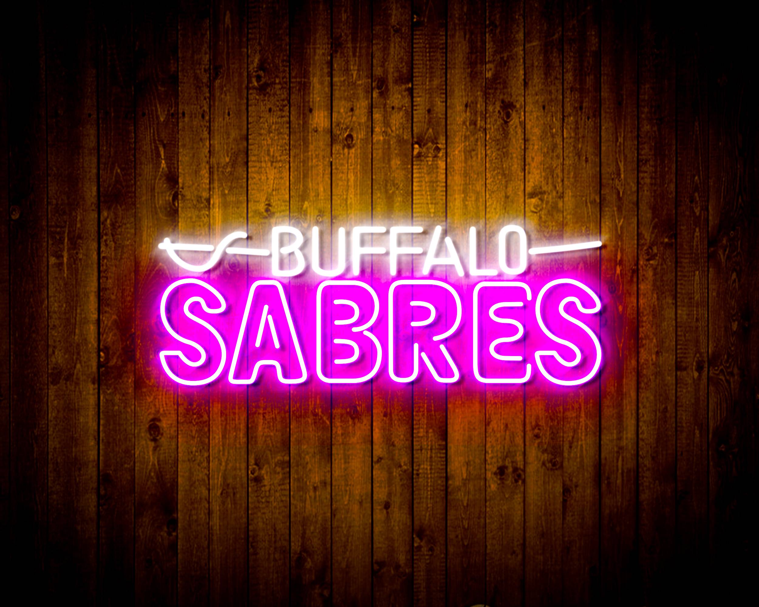 NHL Buffalo Sabres Bar Neon Flex LED Sign