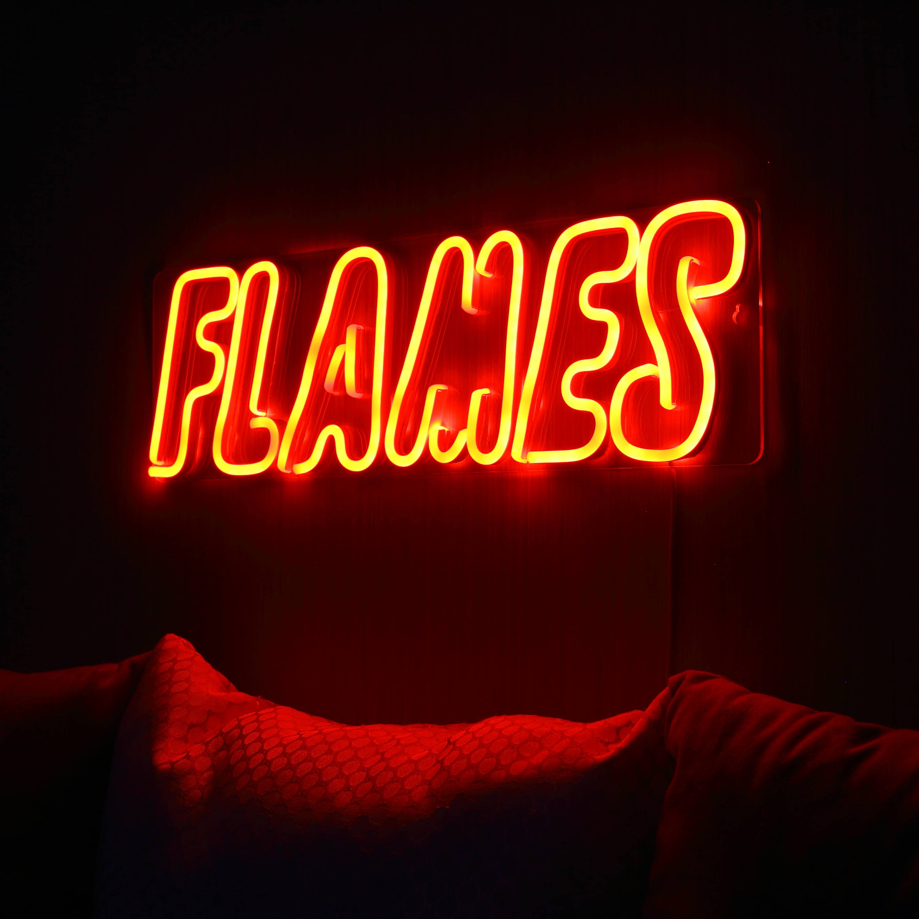 NHL Calgary Flames Large Flex Neon LED Sign