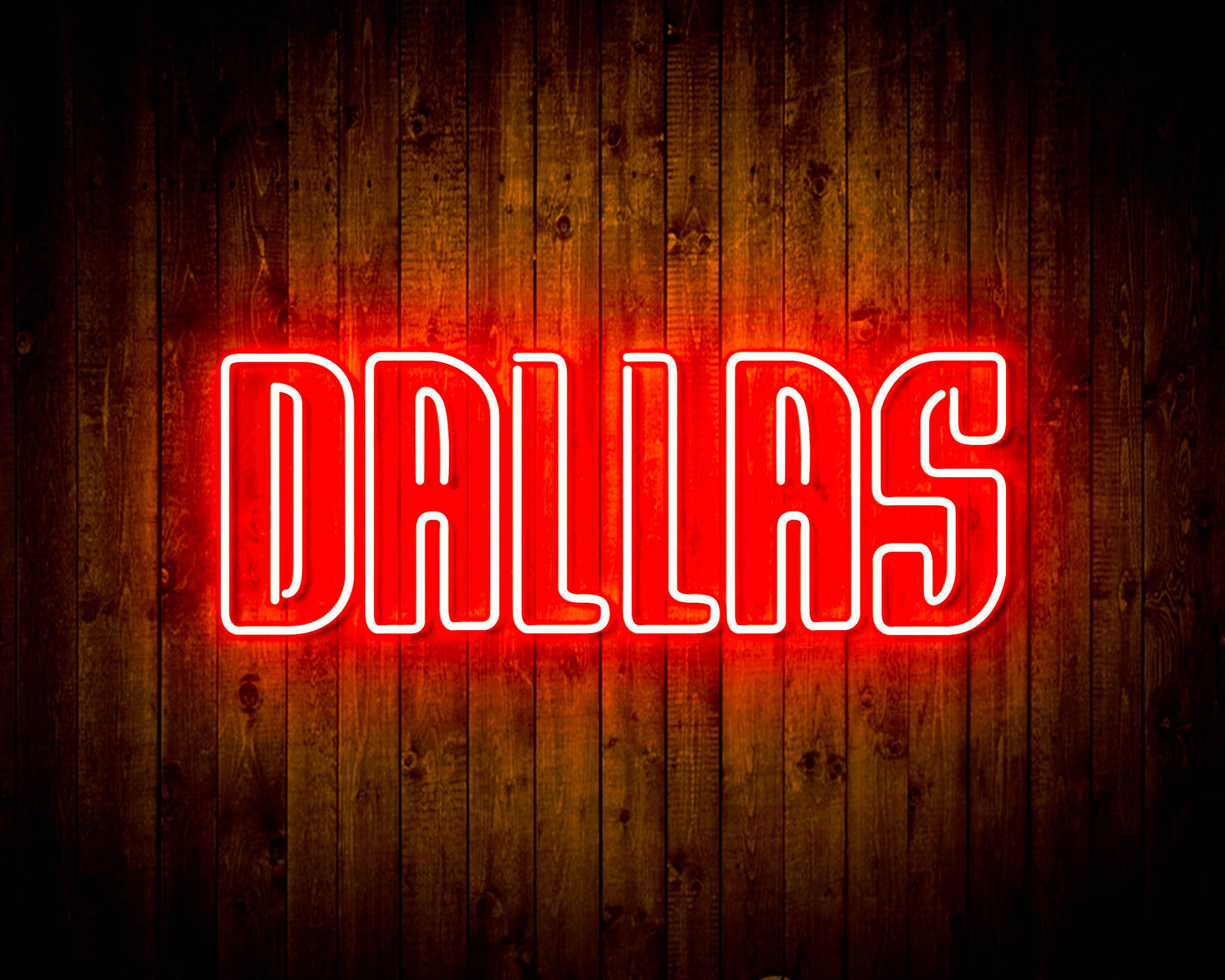 NHL Dallas Stars Flex LED Neon Sign - LED LAB CAVE