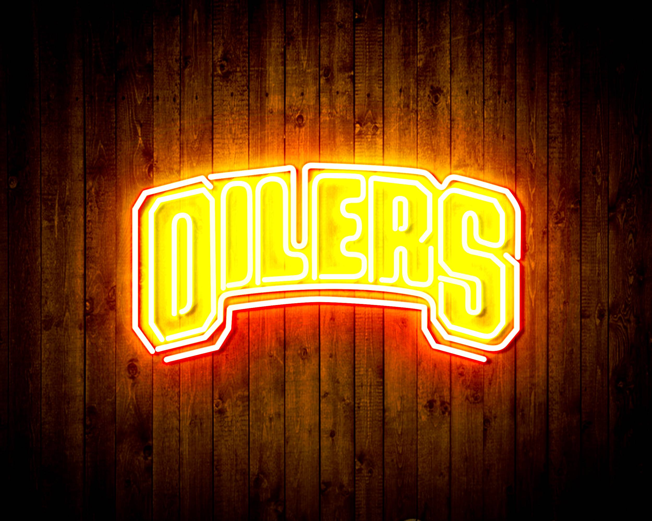 NHL Edmonton Oilers Bar Neon Flex LED Sign
