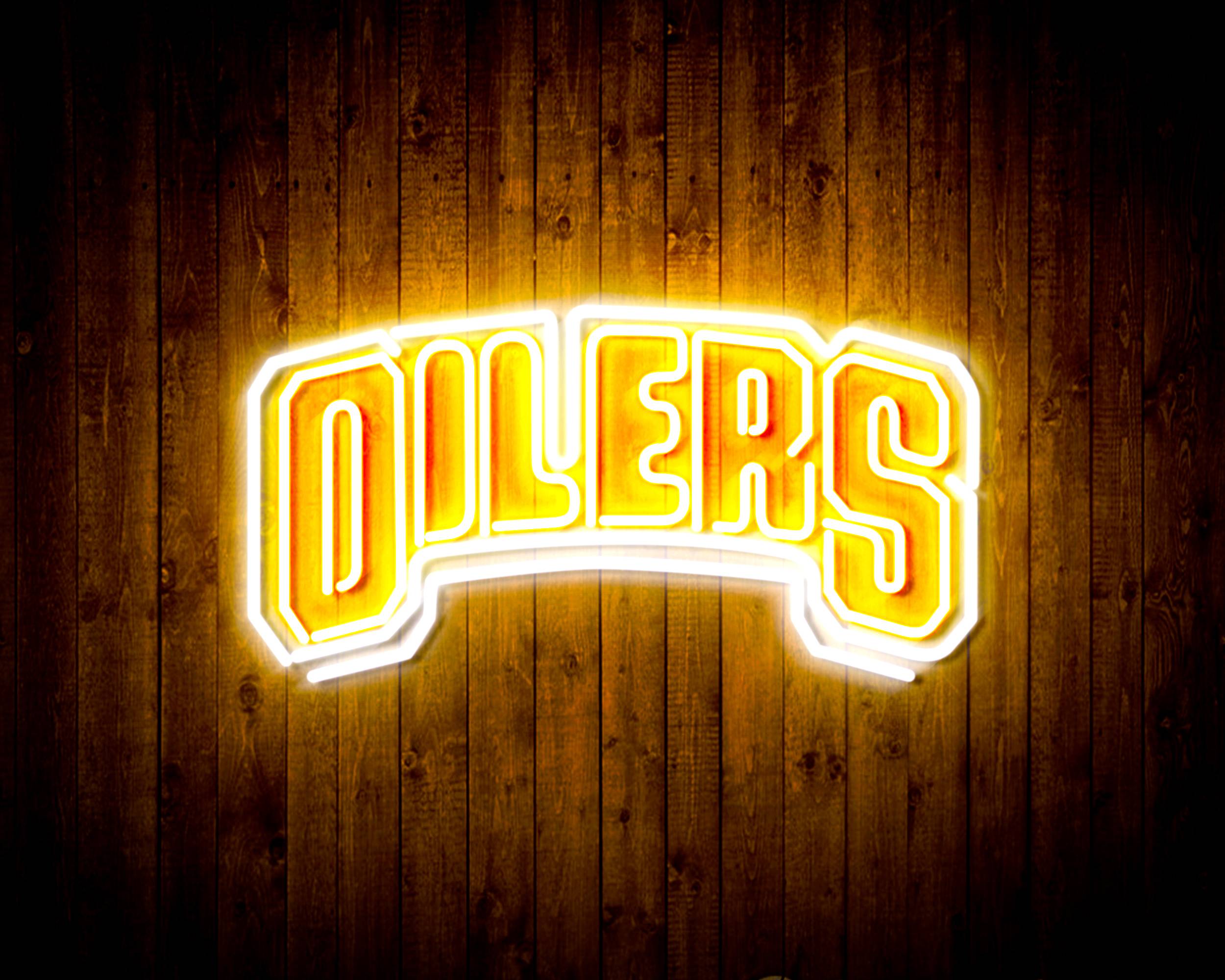 NHL Edmonton Oilers Bar Neon Flex LED Sign