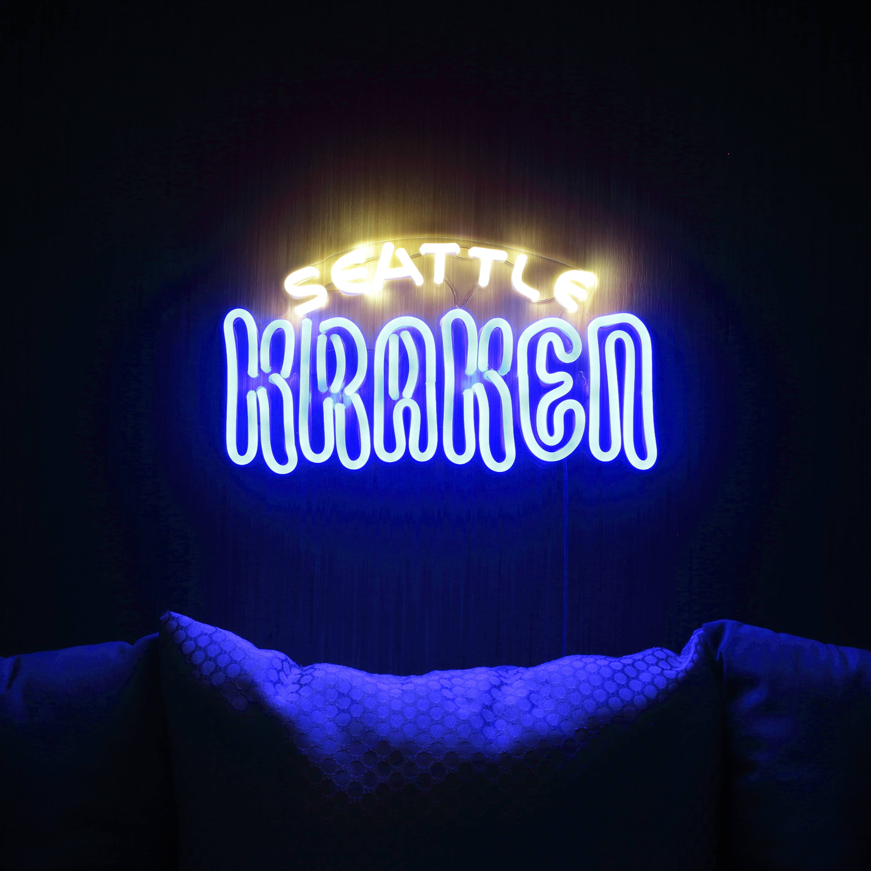 NHL Seattle Kraken Large Flex Neon LED Sign