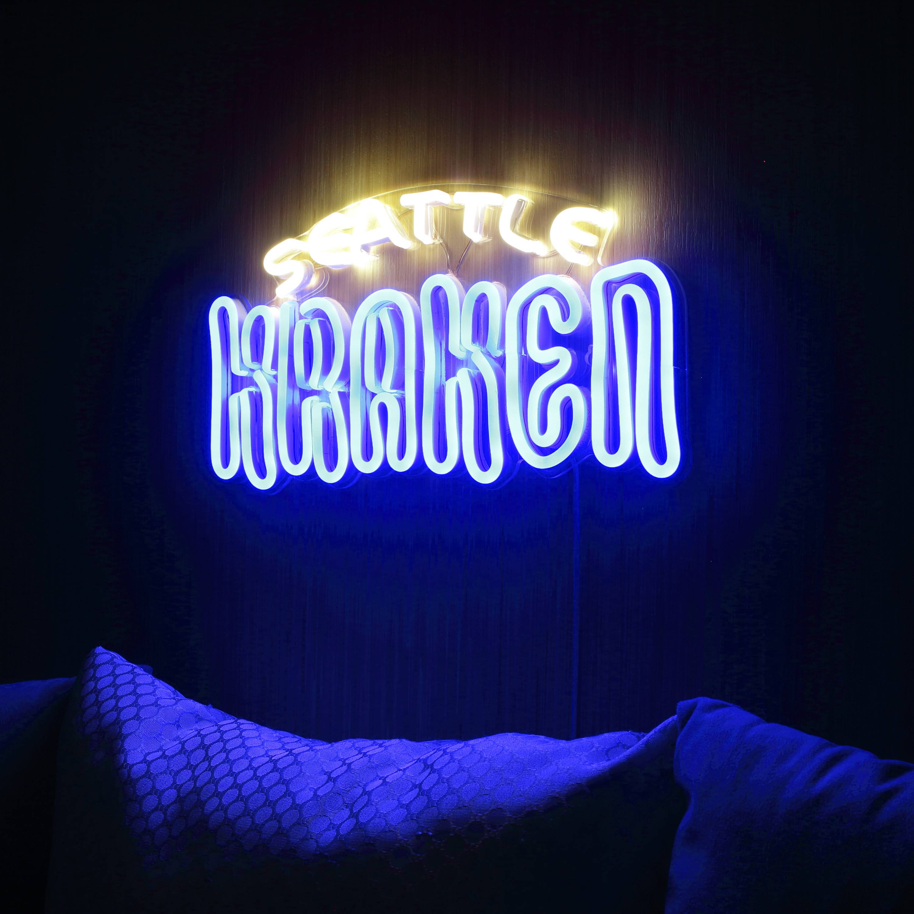 NHL Seattle Kraken Large Flex Neon LED Sign