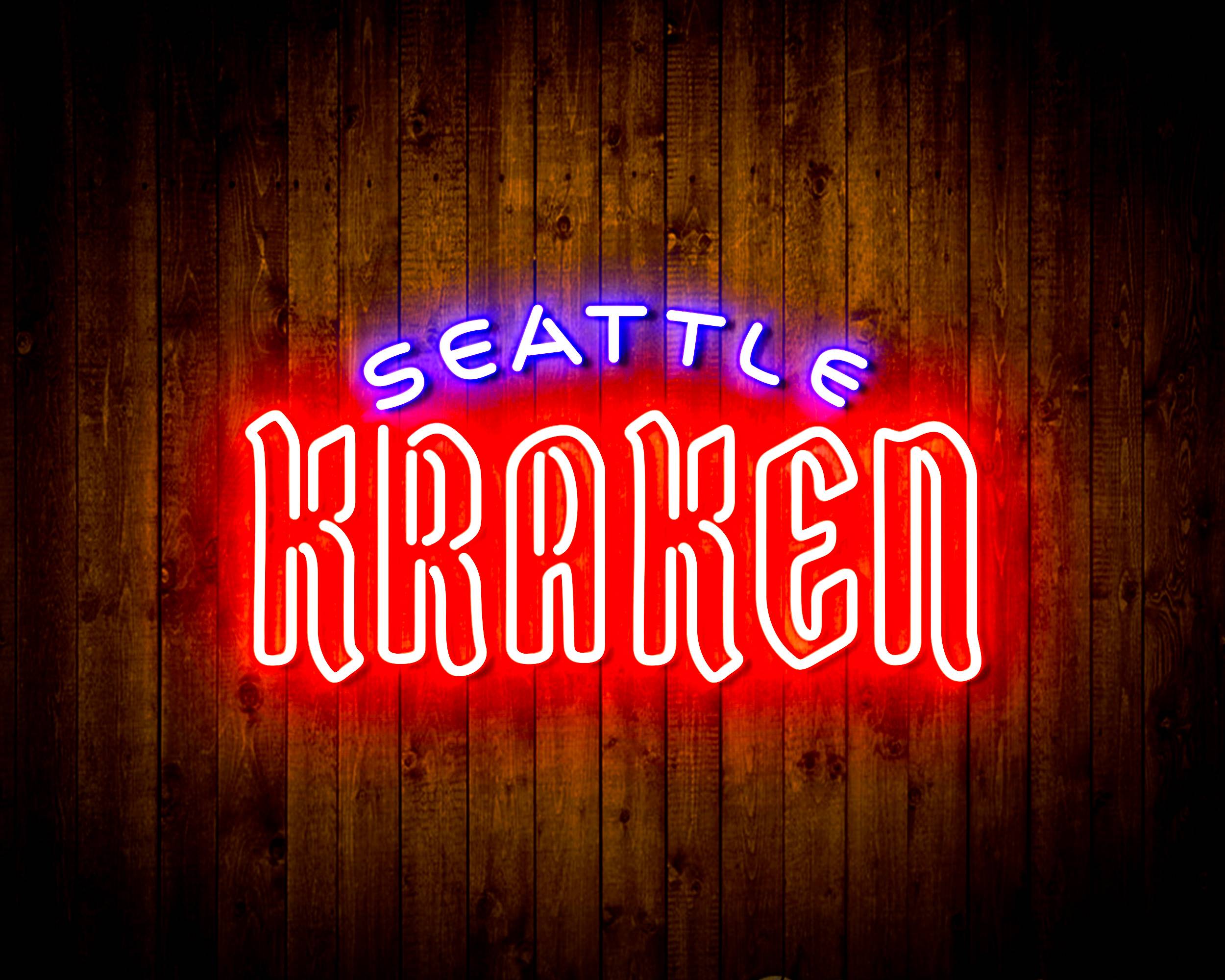 NHL Seattle Kraken Bar Neon Flex LED Sign