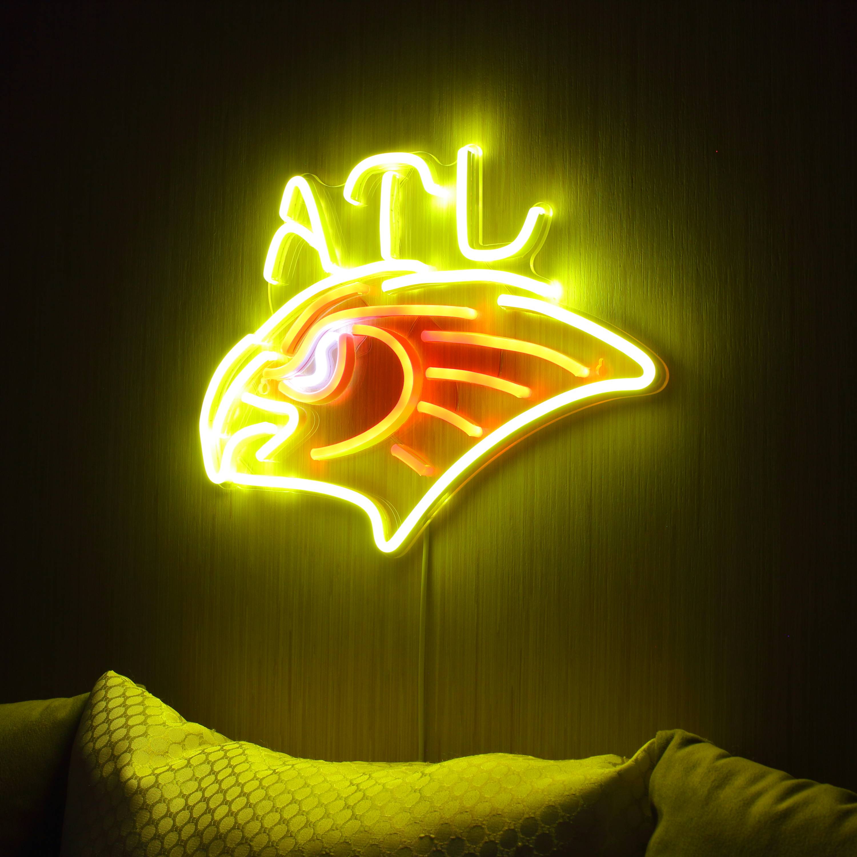 NBA Atlanta Hawks Large Flex Neon LED Sign