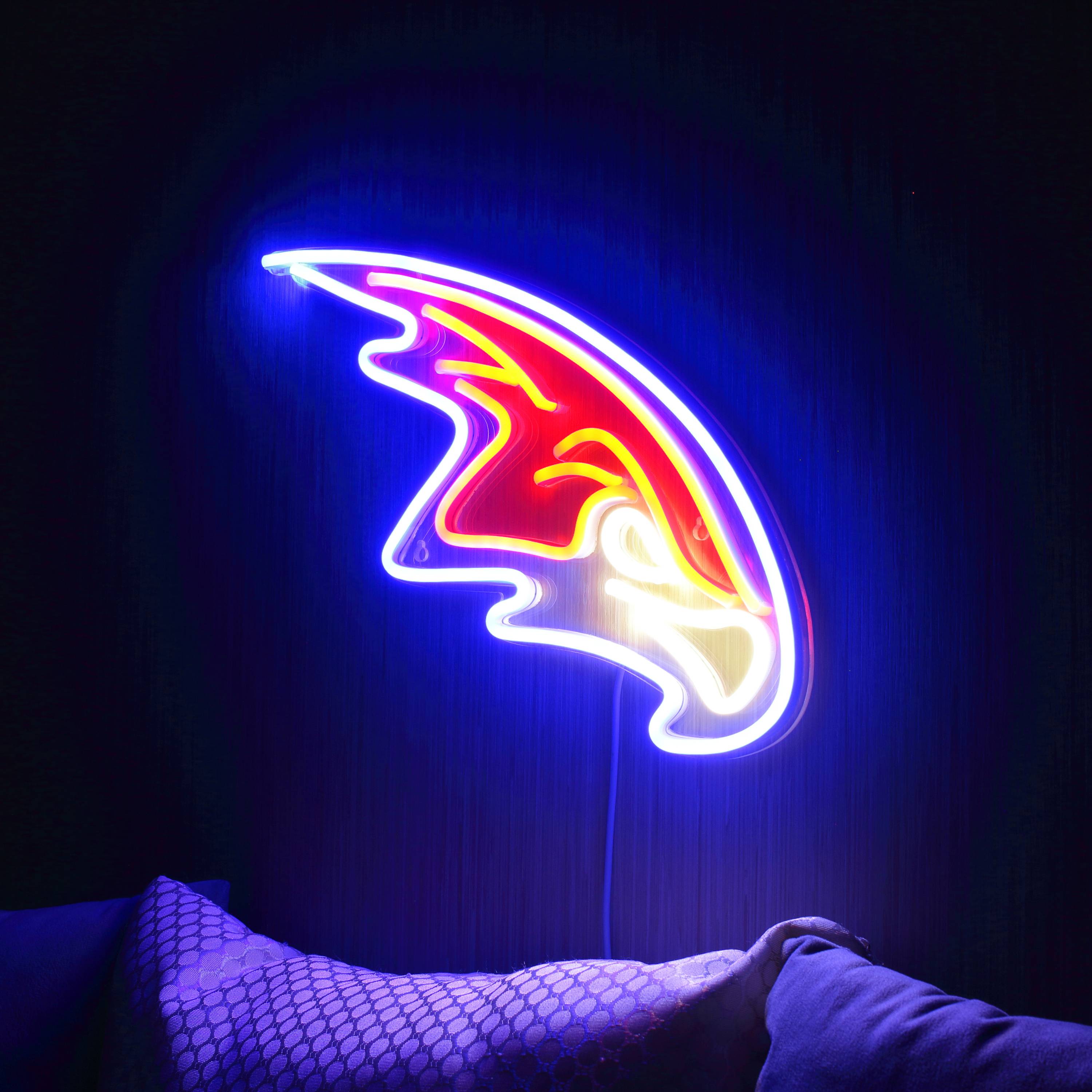 NBA Atlanta Hawks Large Flex Neon LED Sign