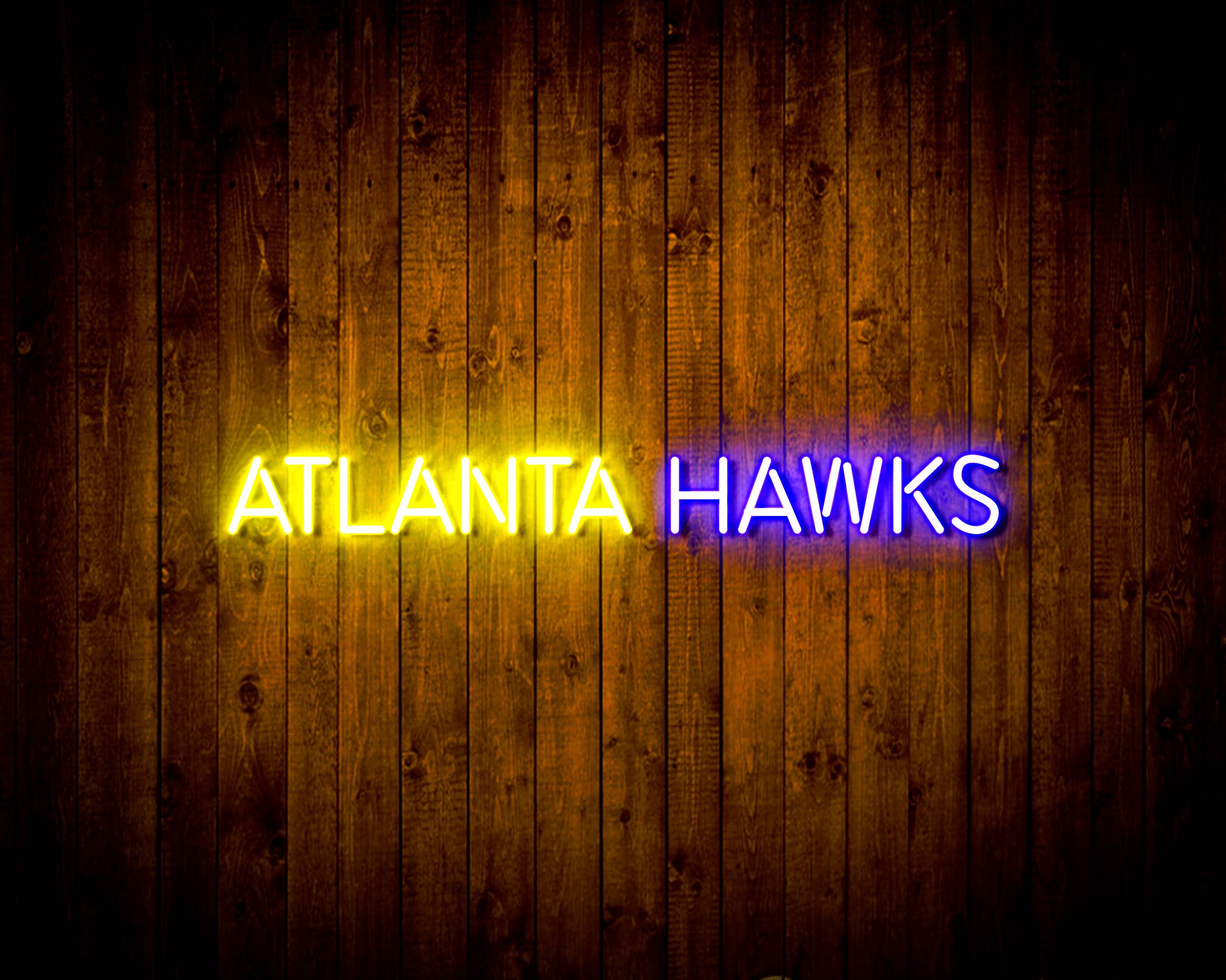 NBA Atlanta Hawks Bar Neon Flex LED Sign