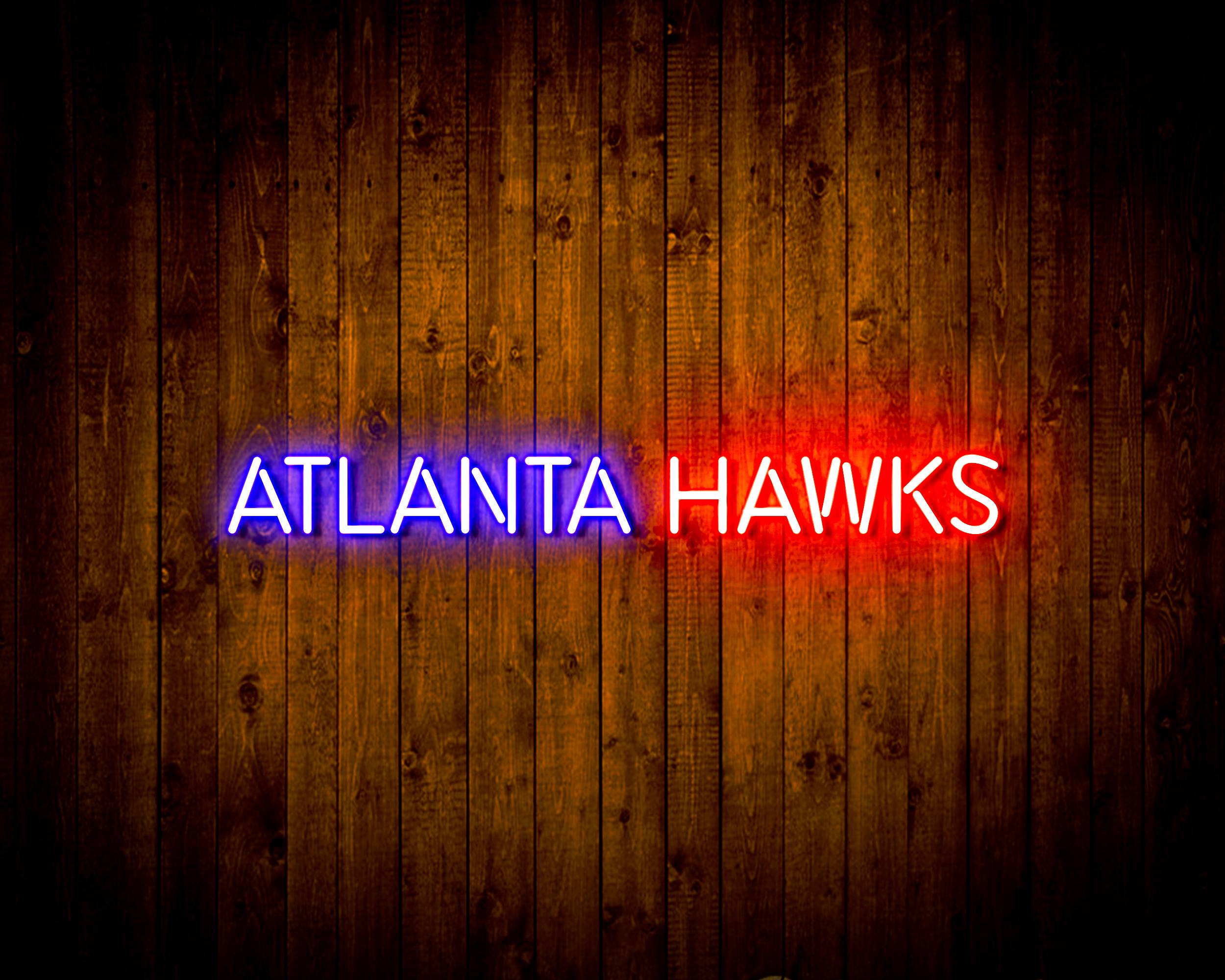 NBA Atlanta Hawks Bar Neon Flex LED Sign