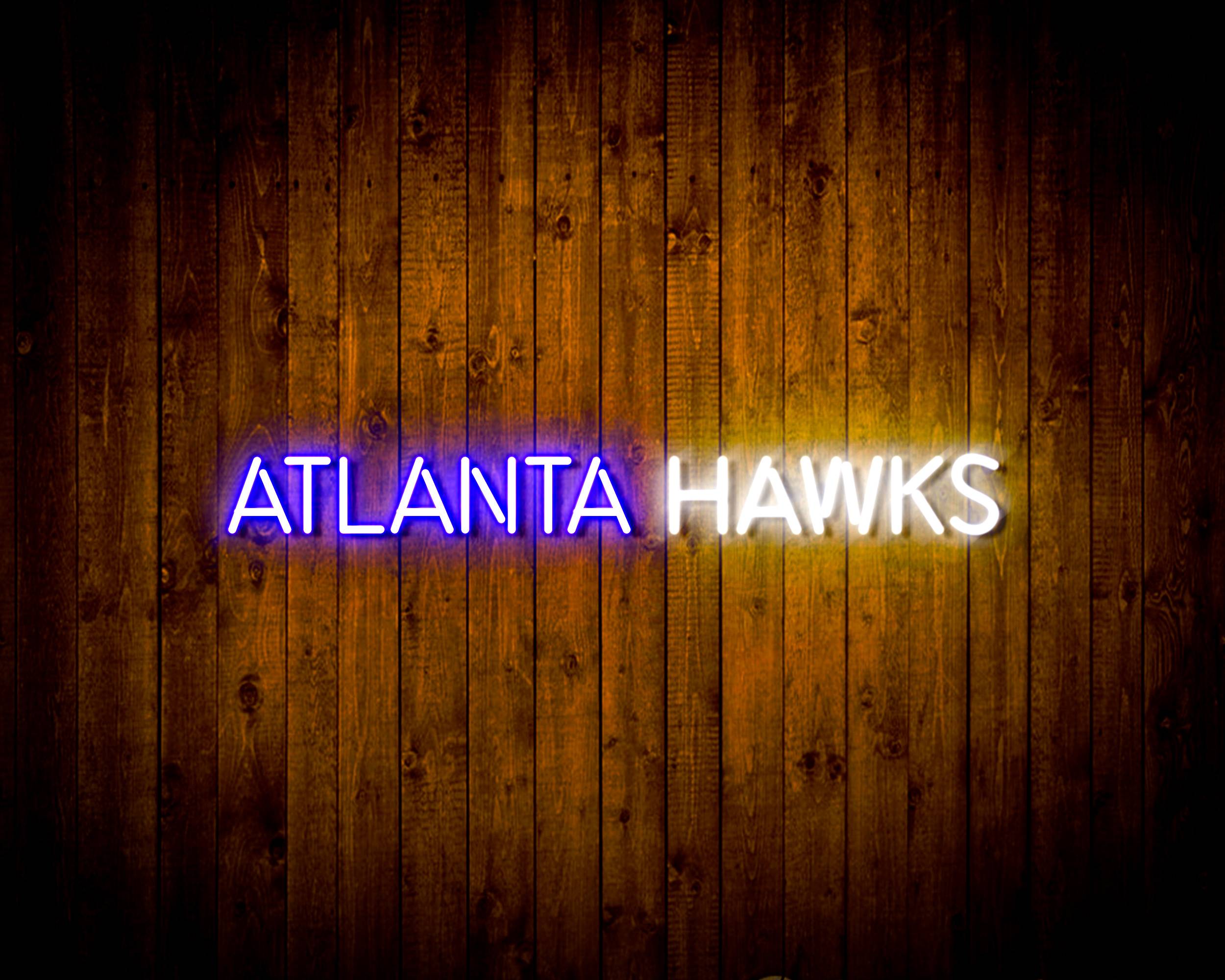 NBA Atlanta Hawks Bar Neon Flex LED Sign