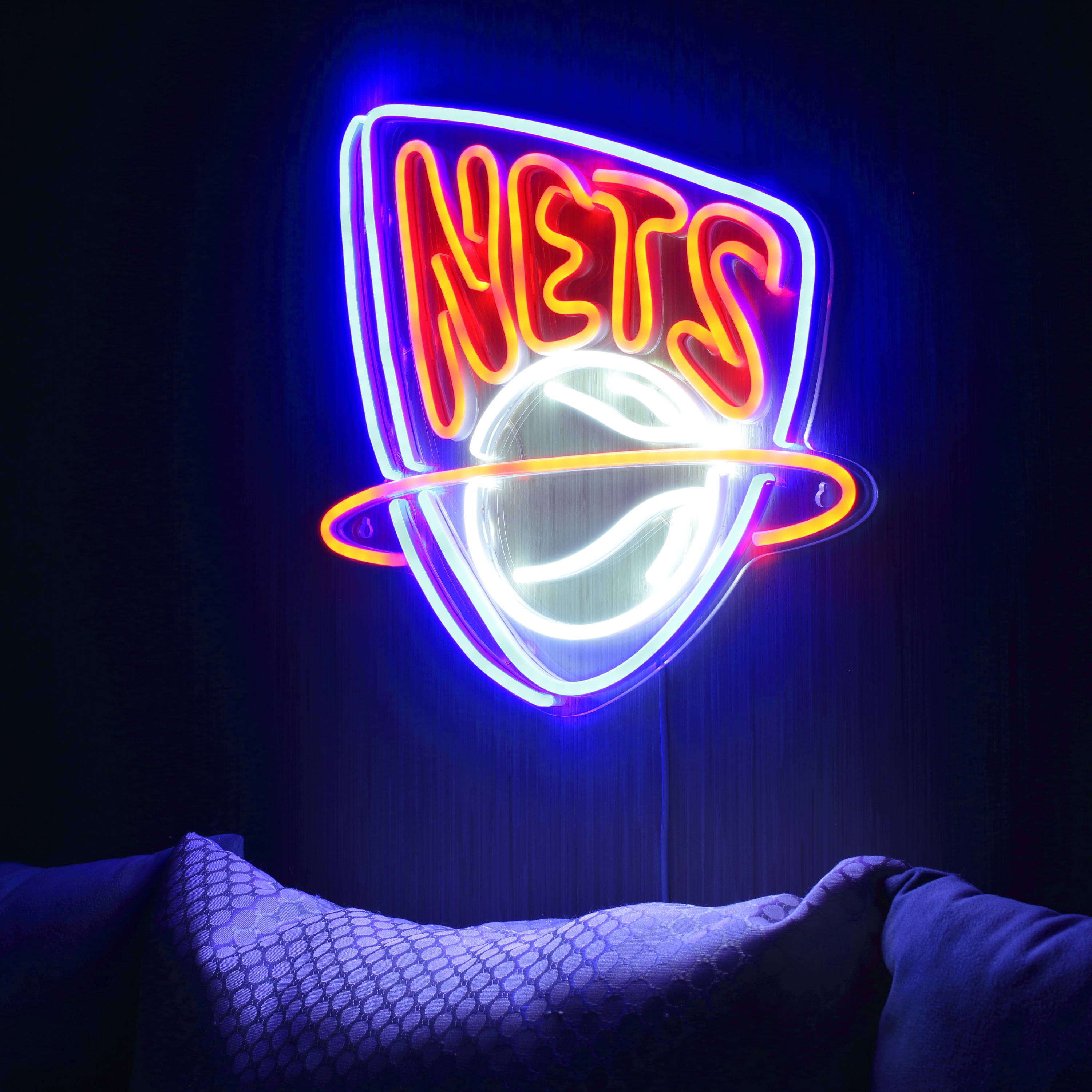 NBA Brooklyn Nets Large Flex Neon LED Sign