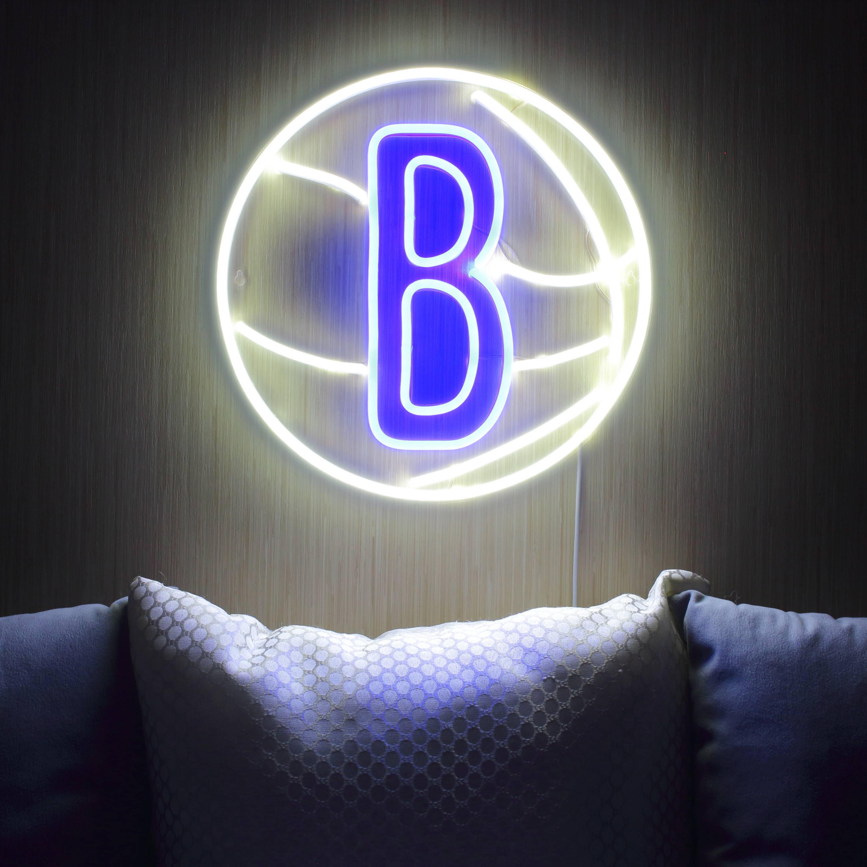 NBA Brooklyn Nets Large Flex Neon LED Sign