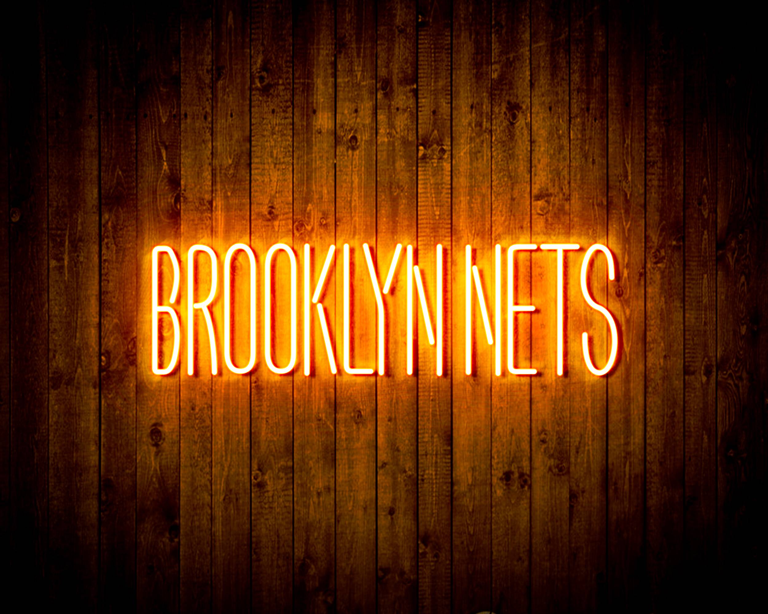 NBA Brooklyn Nets Bar Neon Flex LED Sign