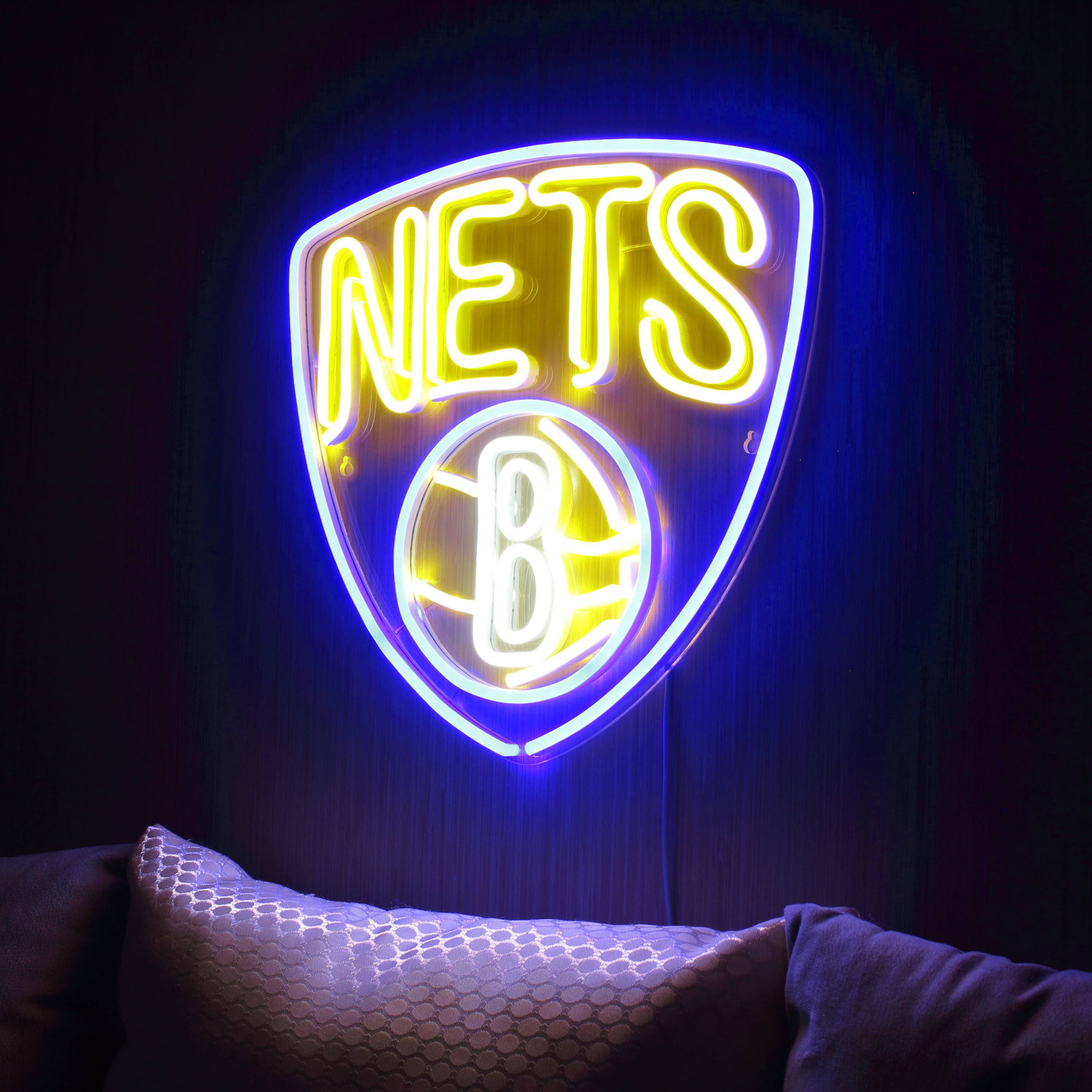 NBA Brooklyn Nets Large Flex Neon LED Sign