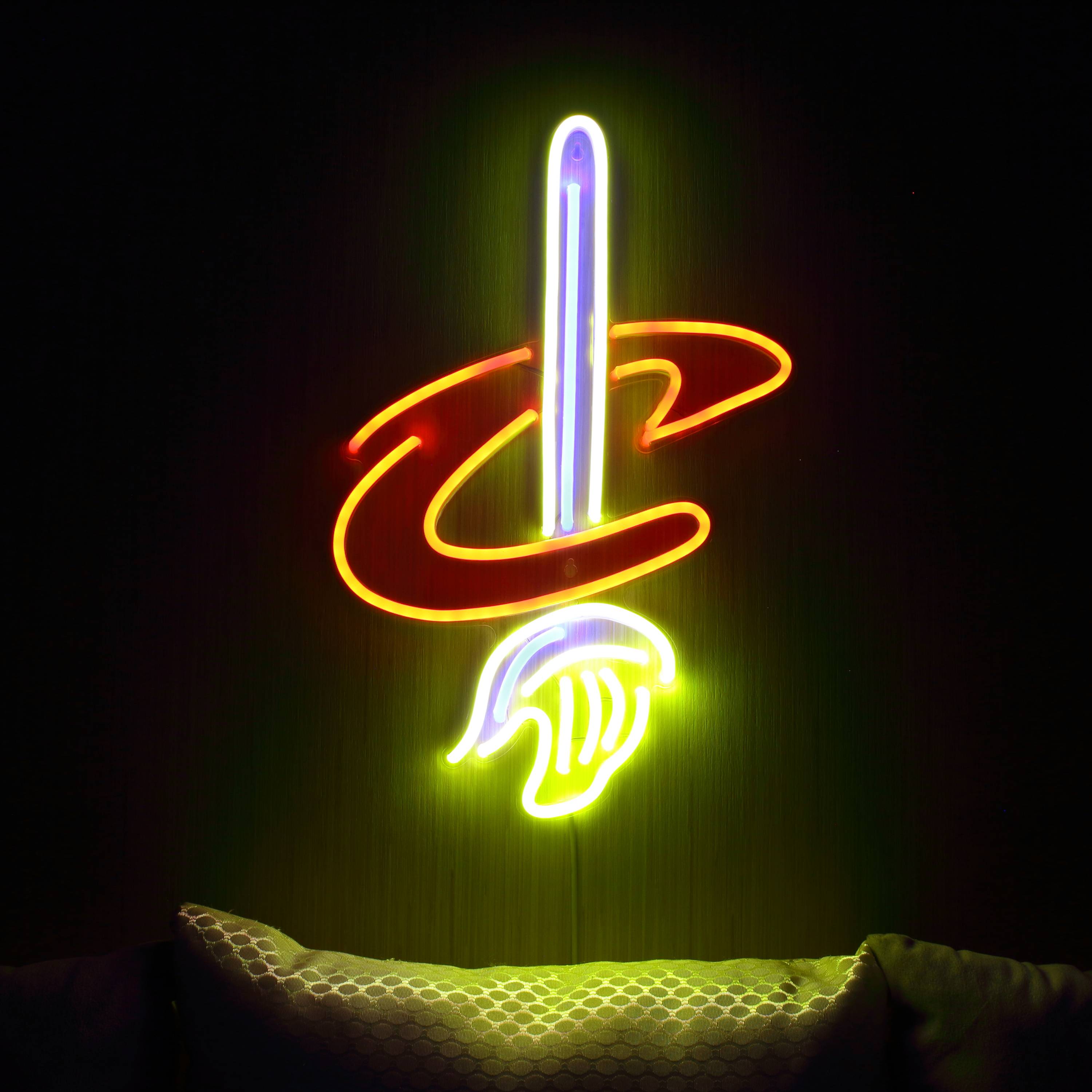 NBA Cleveland Cavaliers Large Flex Neon LED Sign