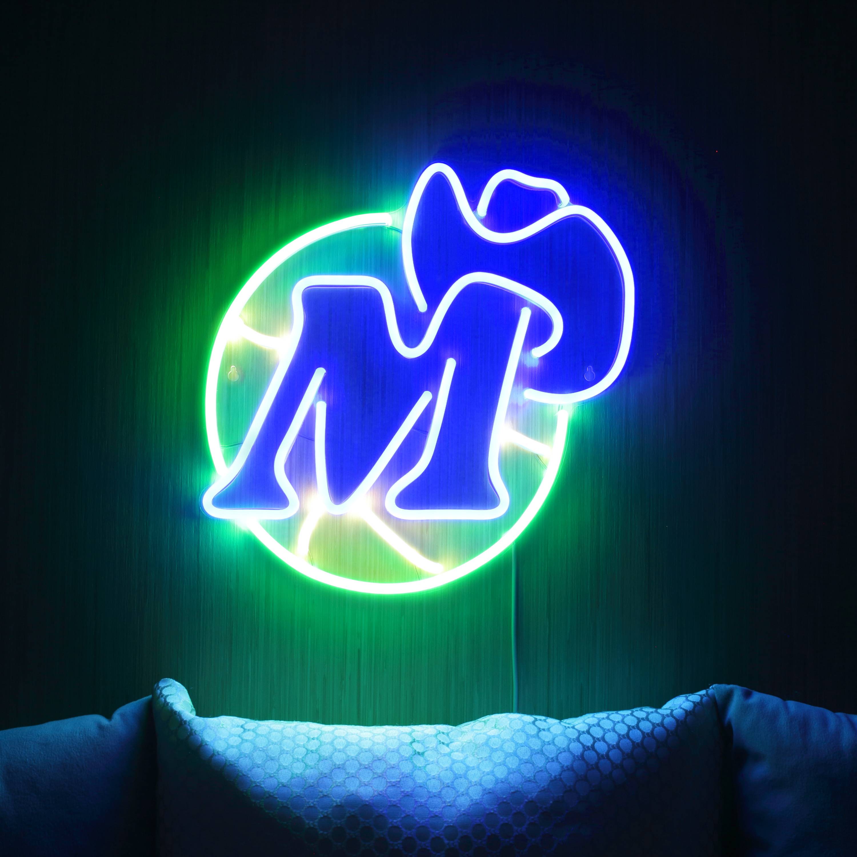 NBA Dallas Mavericks Large Flex Neon LED Sign