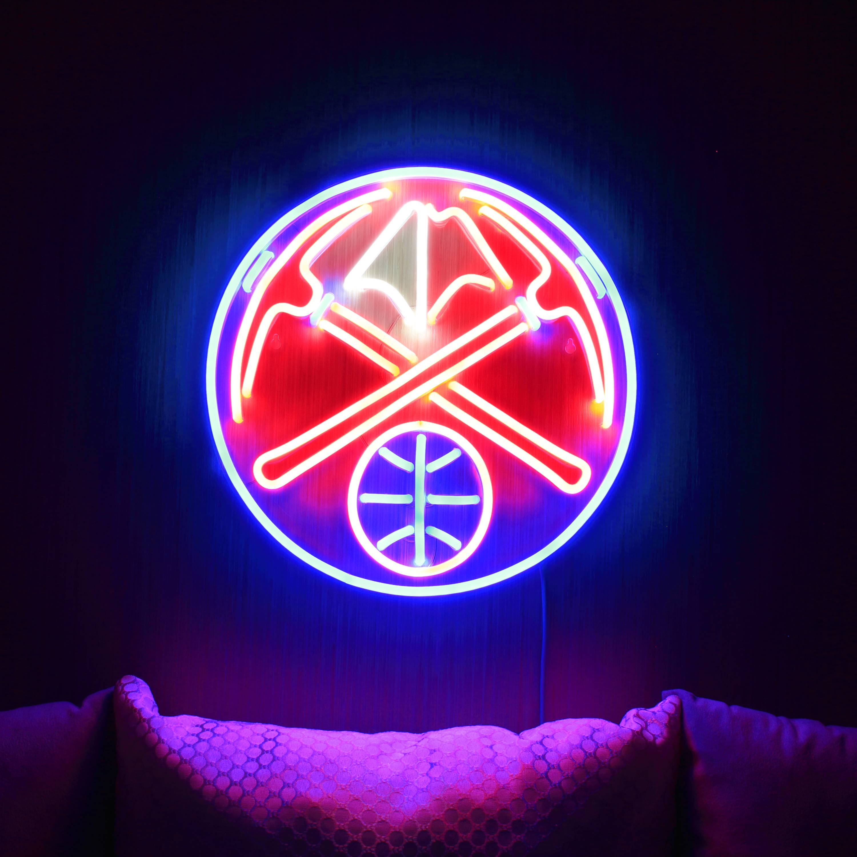 NBA Denver Nuggets Large Flex Neon LED Sign