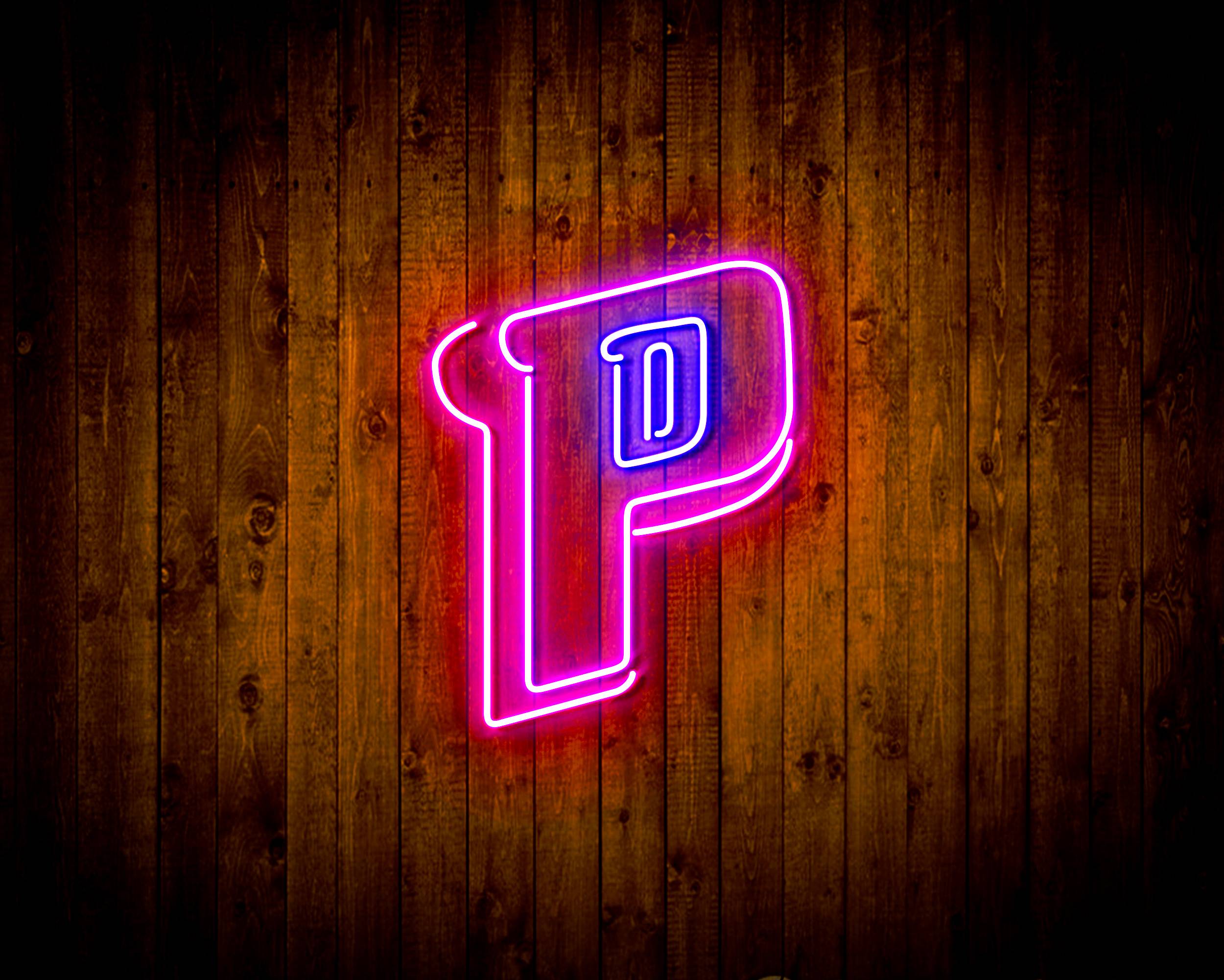 NBA Detroit Pistons Bar Neon Flex LED Sign