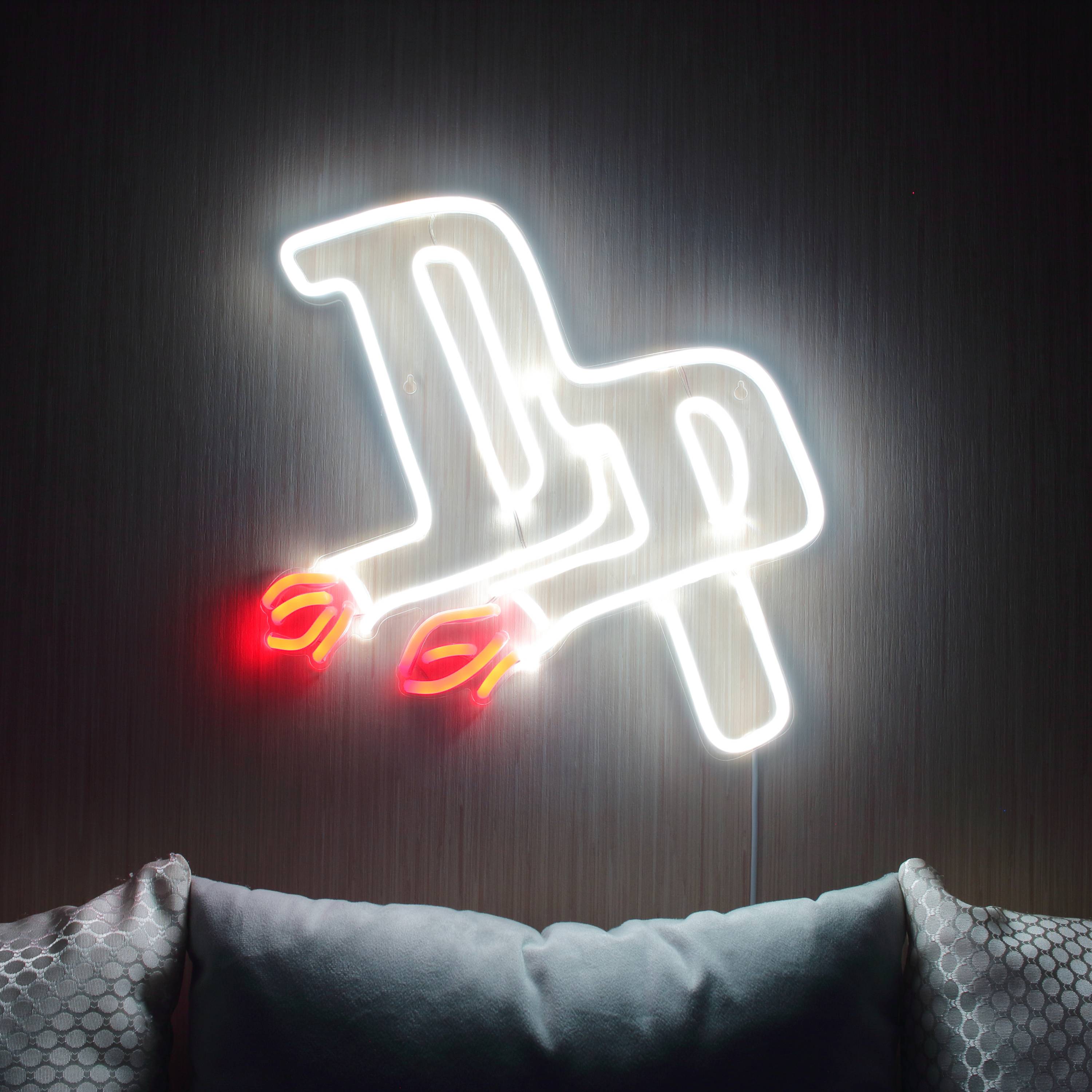 NBA Detroit Pistons Large Flex Neon LED Sign