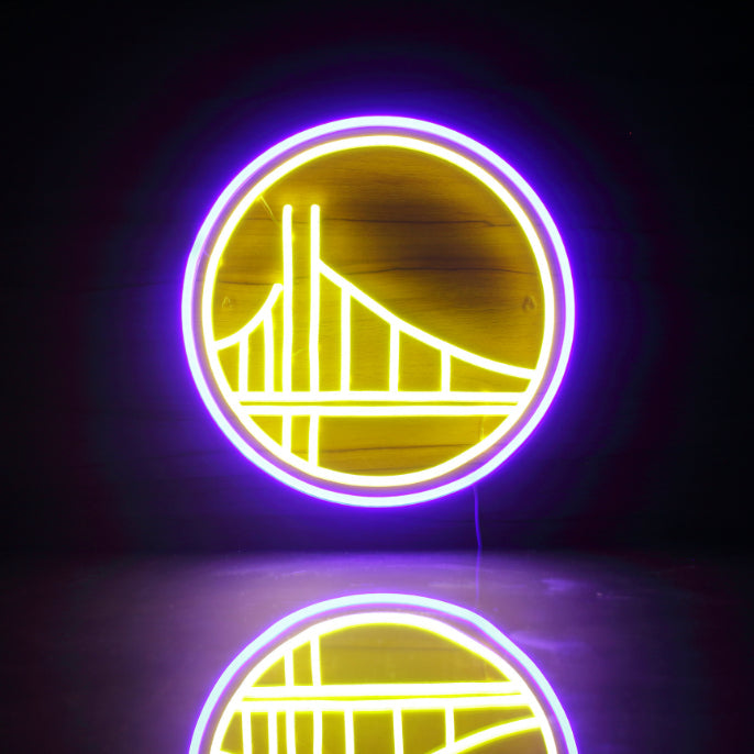 Golden State Warriors Handmade Neon Flex LED Sign