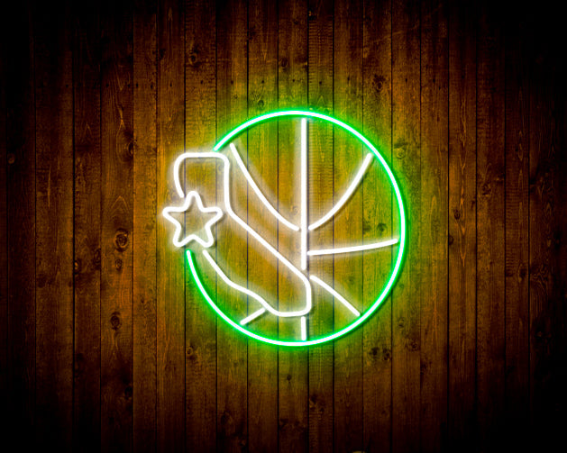 Golden State Warriors Logo 3 Handmade Neon Flex LED Sign