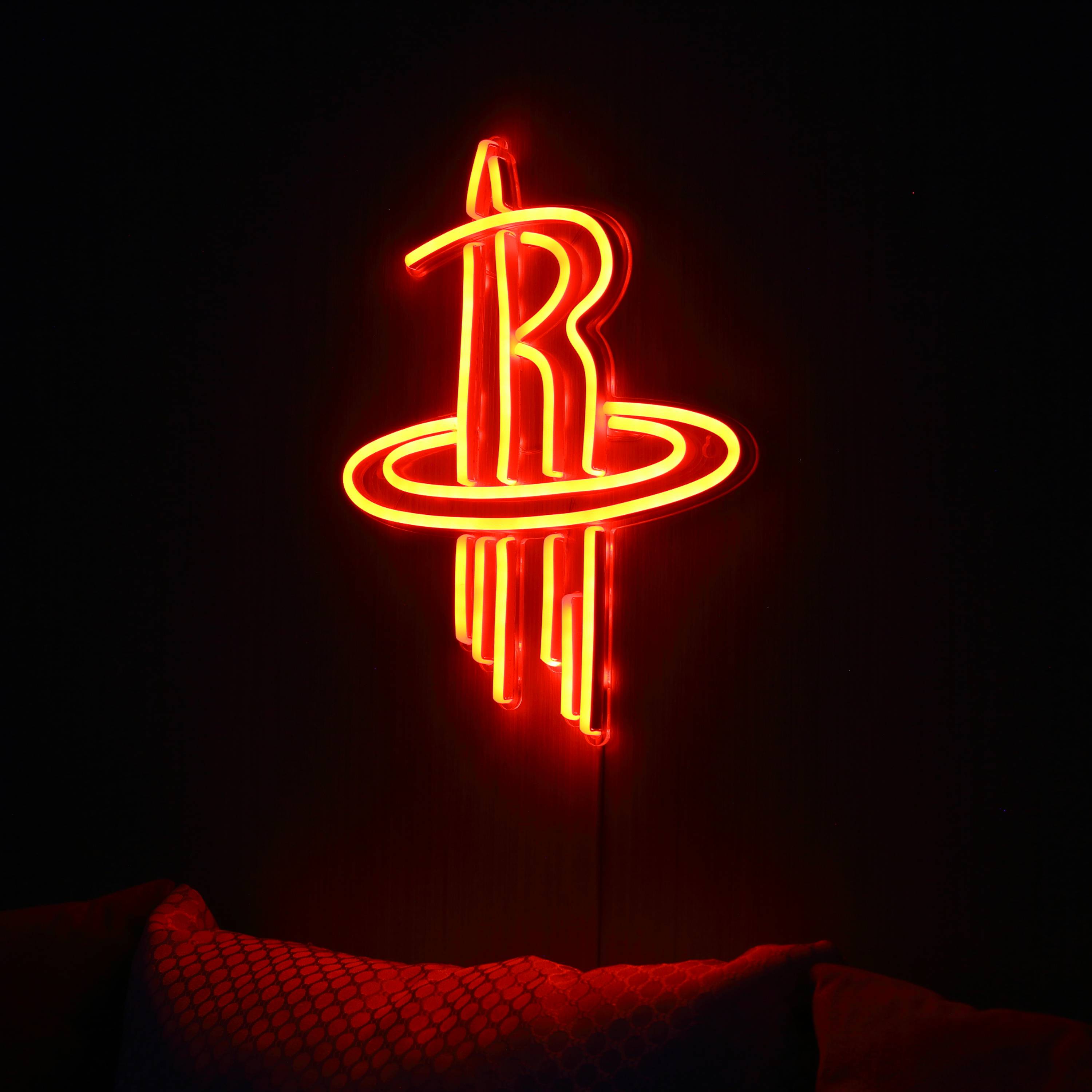 NBA Houston Rockets Large Flex Neon LED Sign