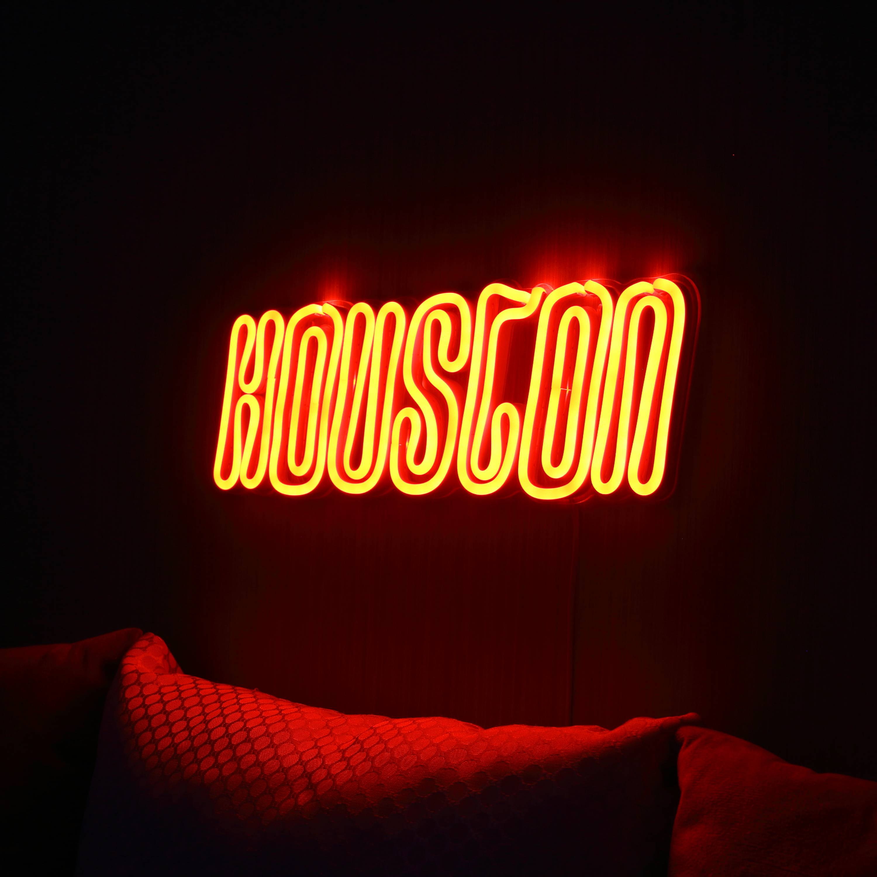 NBA Houston Rockets Large Flex Neon LED Sign