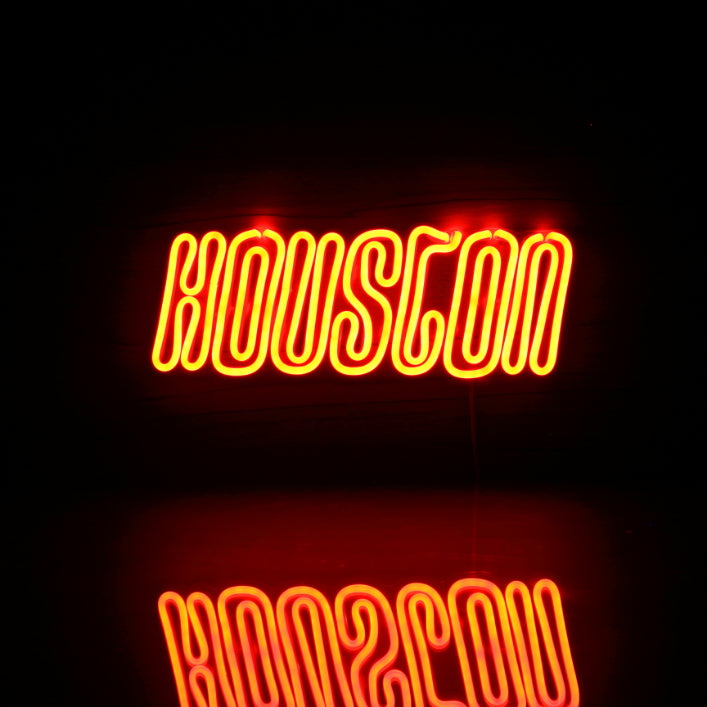 Houston Rockets Logo 3 Handmade Neon Flex LED Sign