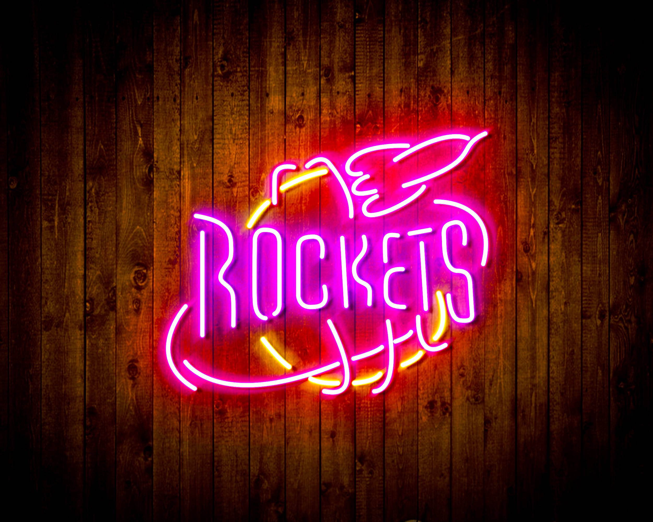 NBA Houston Rockets Bar Neon Flex LED Sign