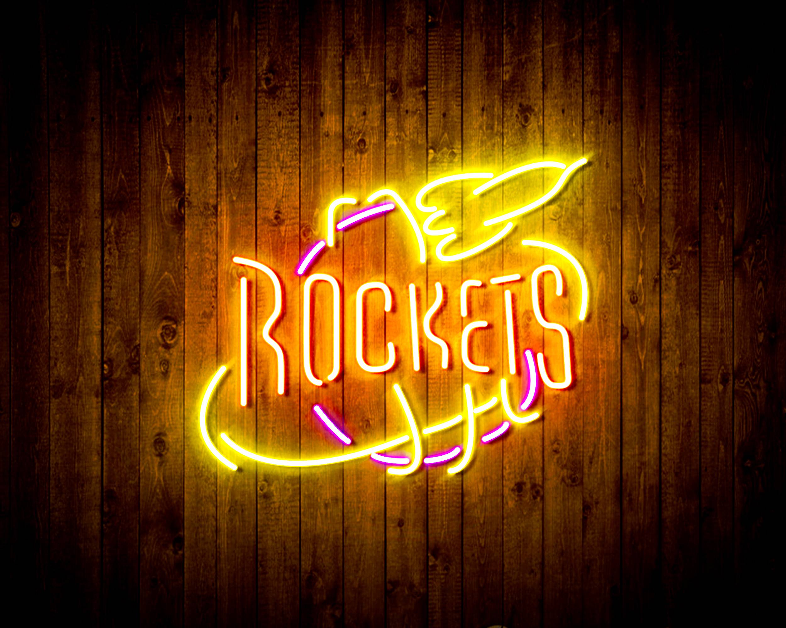 NBA Houston Rockets Bar Neon Flex LED Sign