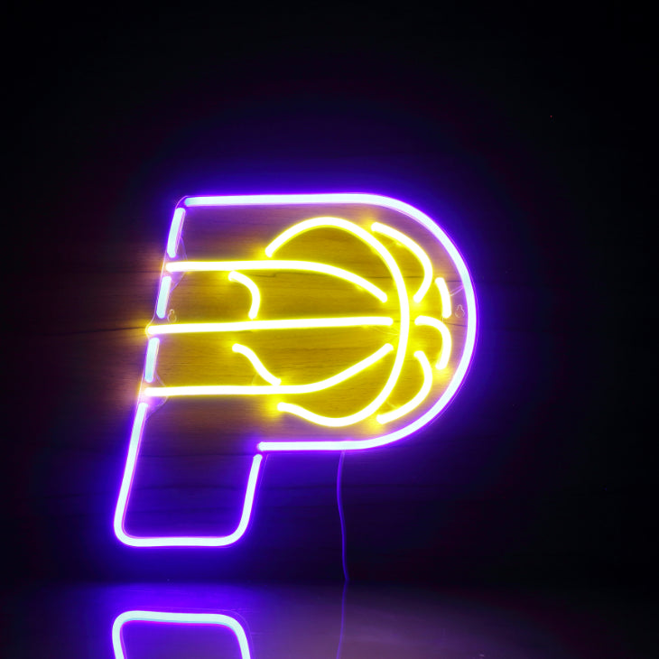 Indiana Pacers Logo 2 Handmade Neon Flex LED Sign