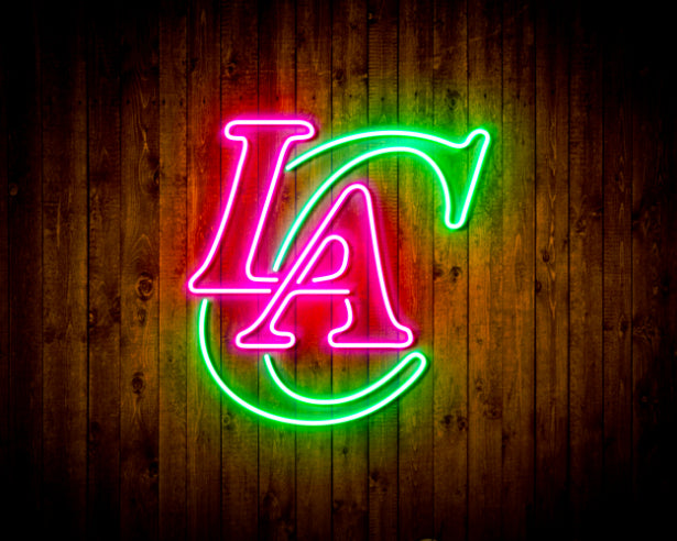 Los Angeles Clippers Logo 1 Handmade Neon Flex LED Sign