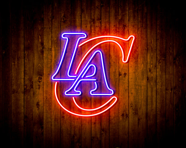 Los Angeles Clippers Logo 1 Handmade Neon Flex LED Sign