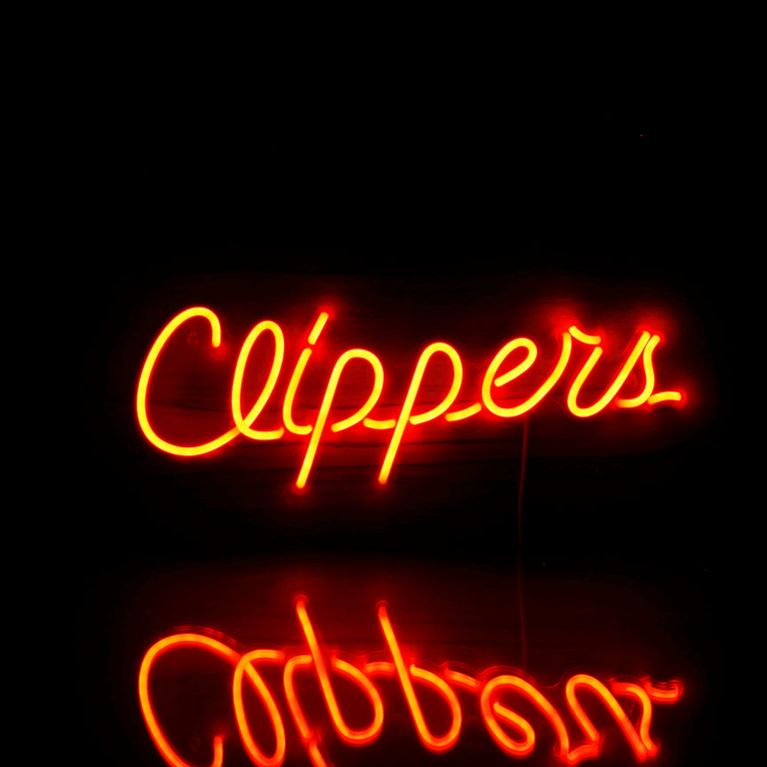 Los Angeles Clippers Logo 2 Handmade Neon Flex LED Sign